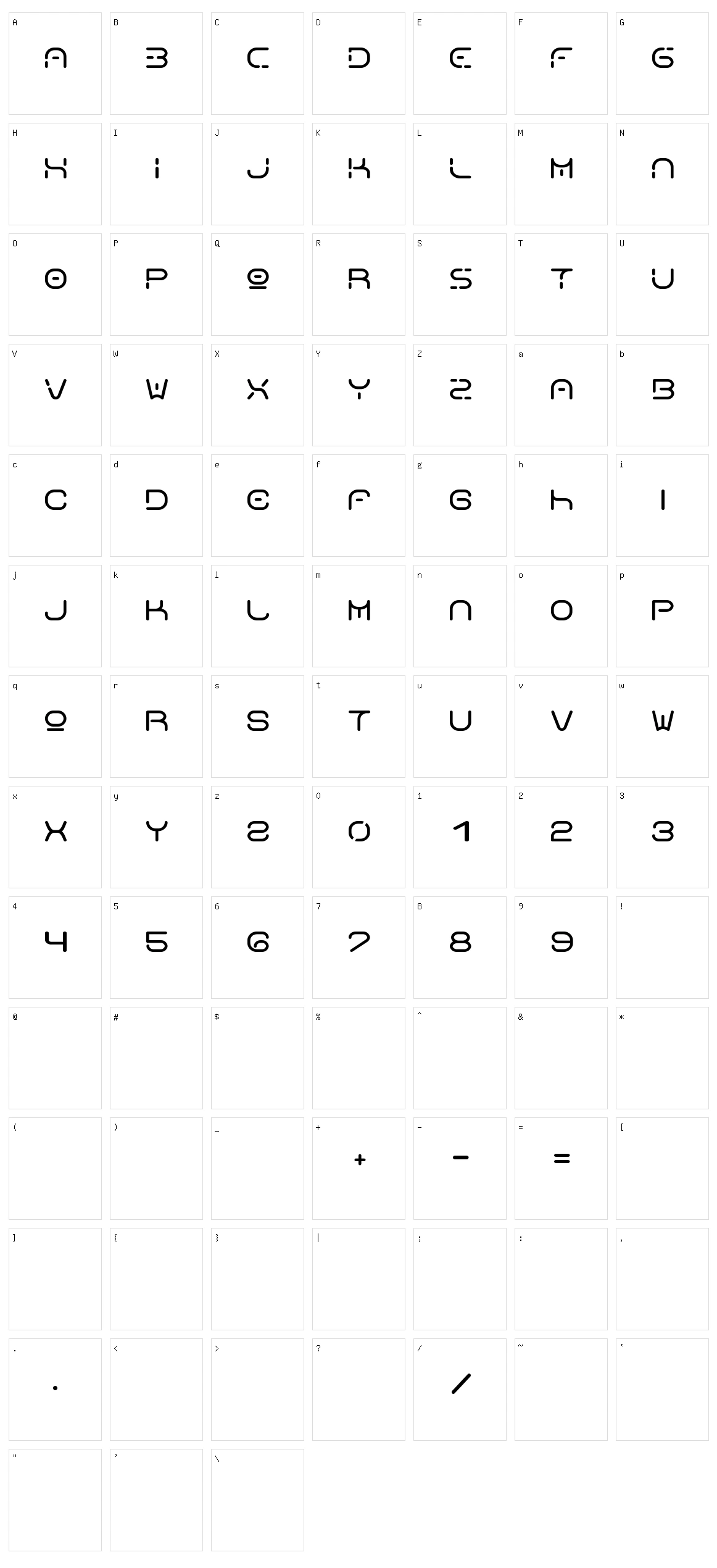 Rich Character Set