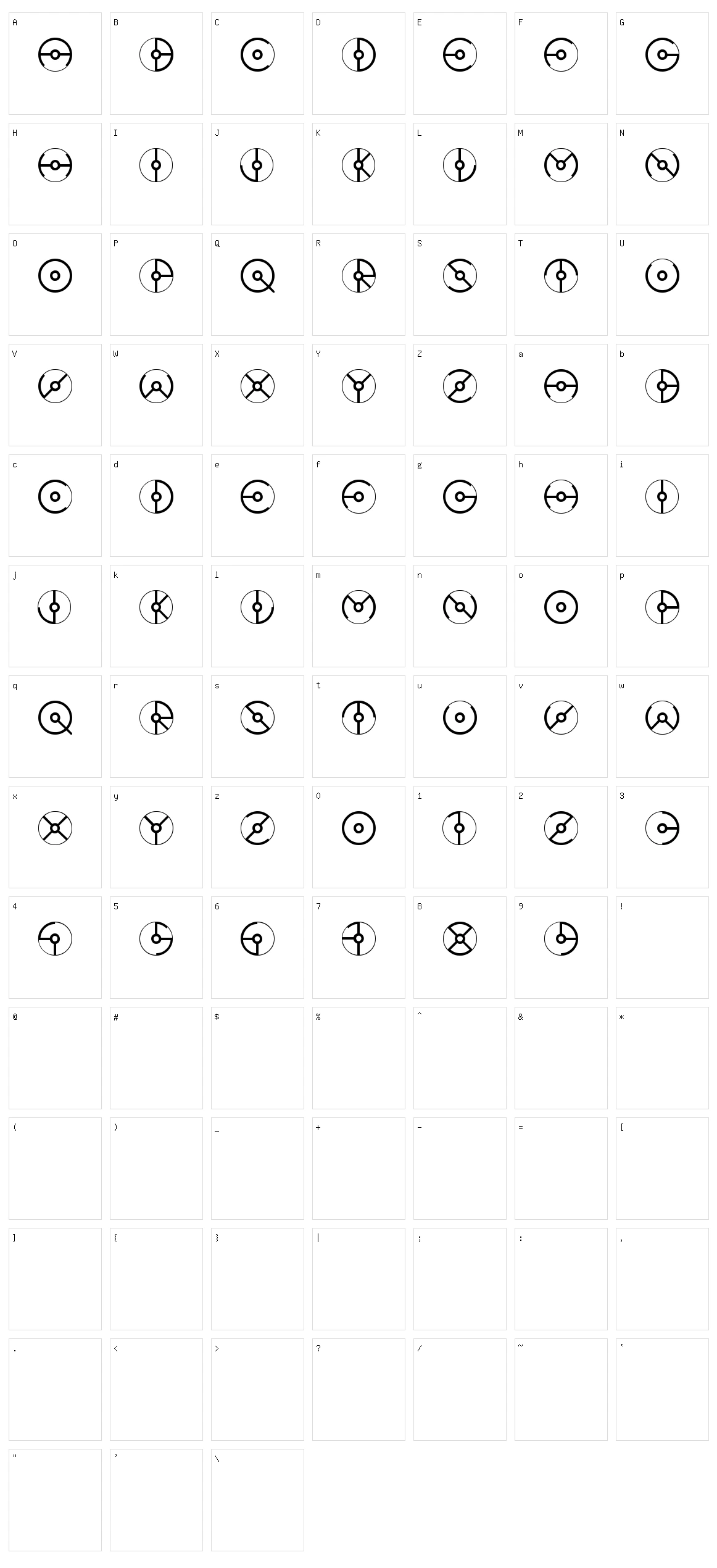Riluri Mqsd Character Set