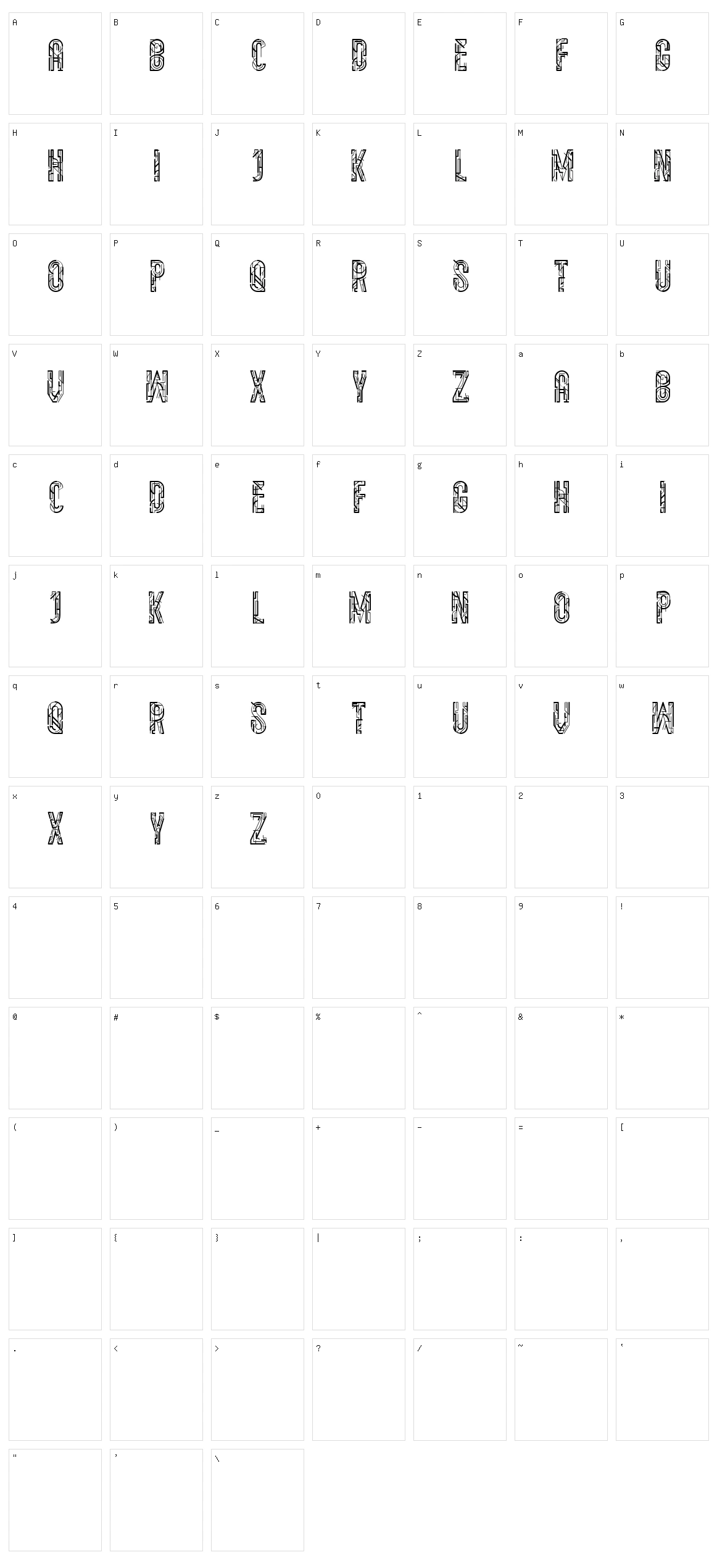 Semravut Character Set