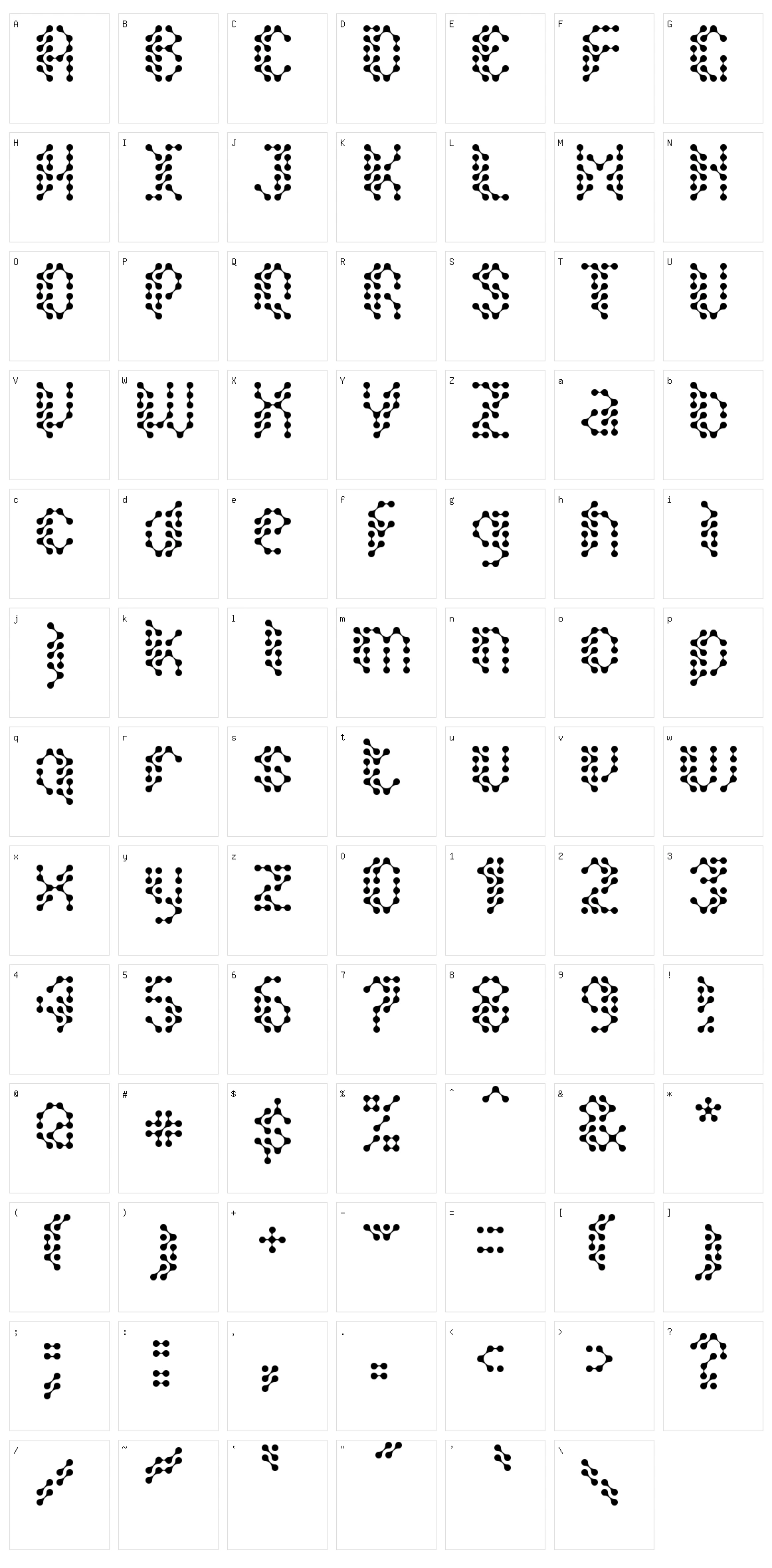 Sir Quitry Character Set