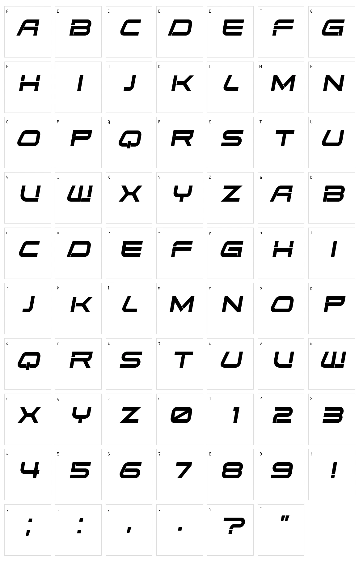 Southern Character Set