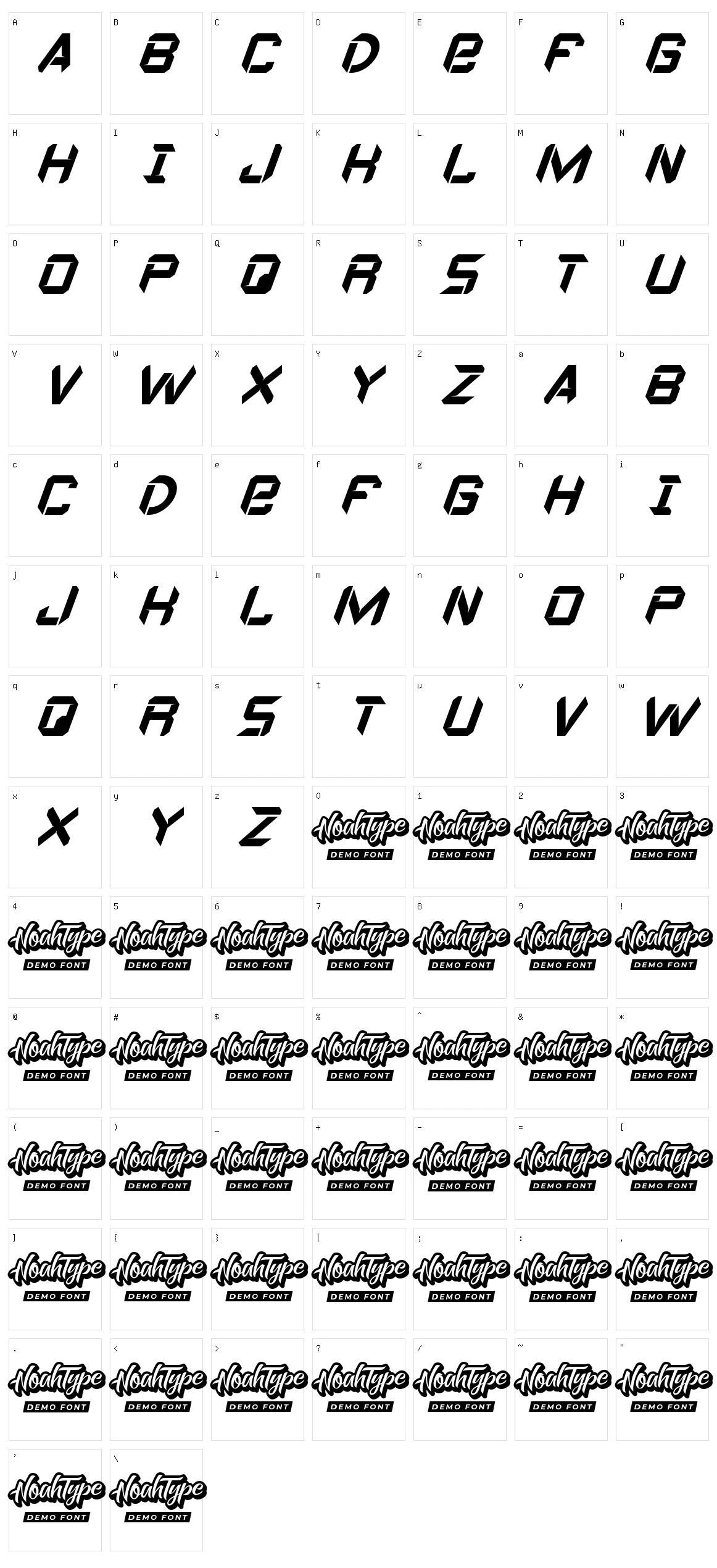 Speed Race Character Set