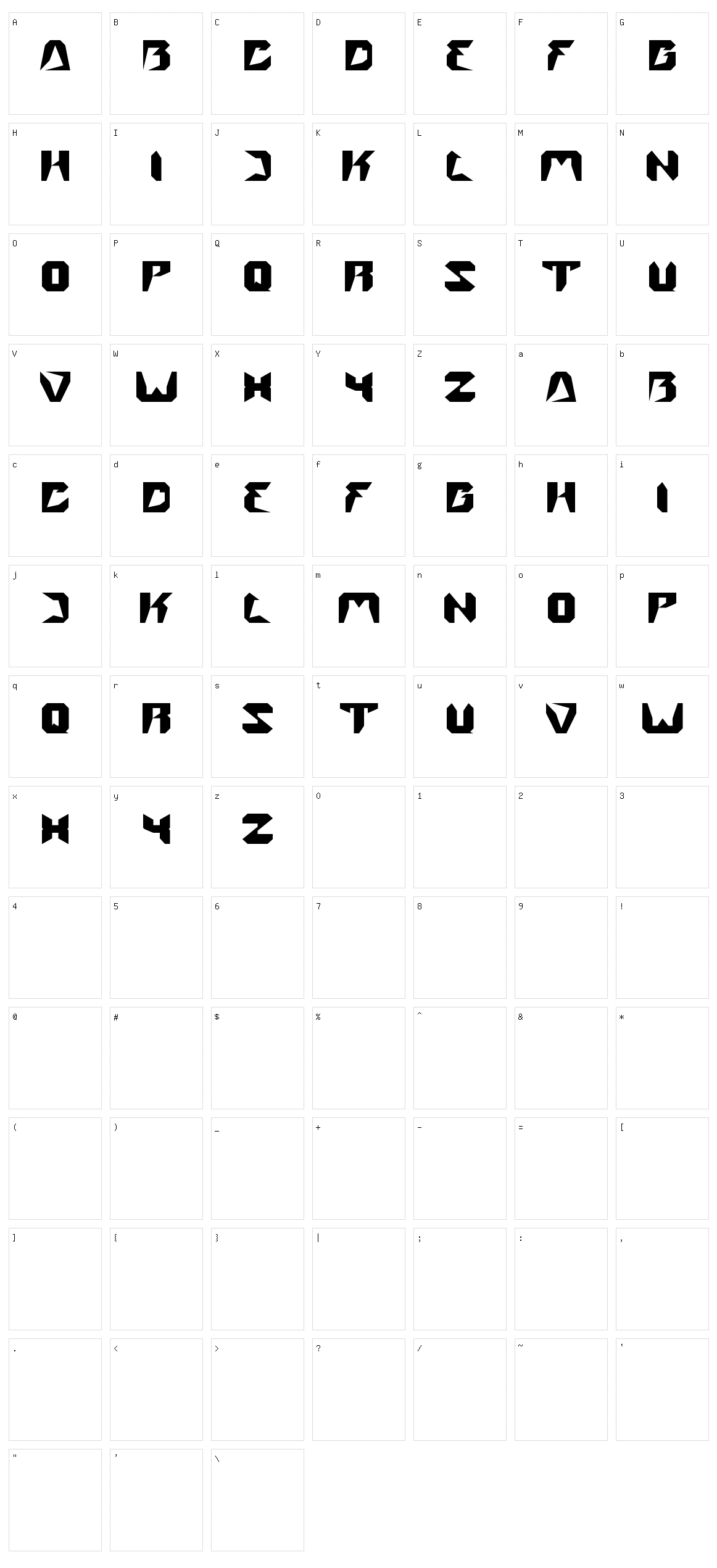 Street Character Set