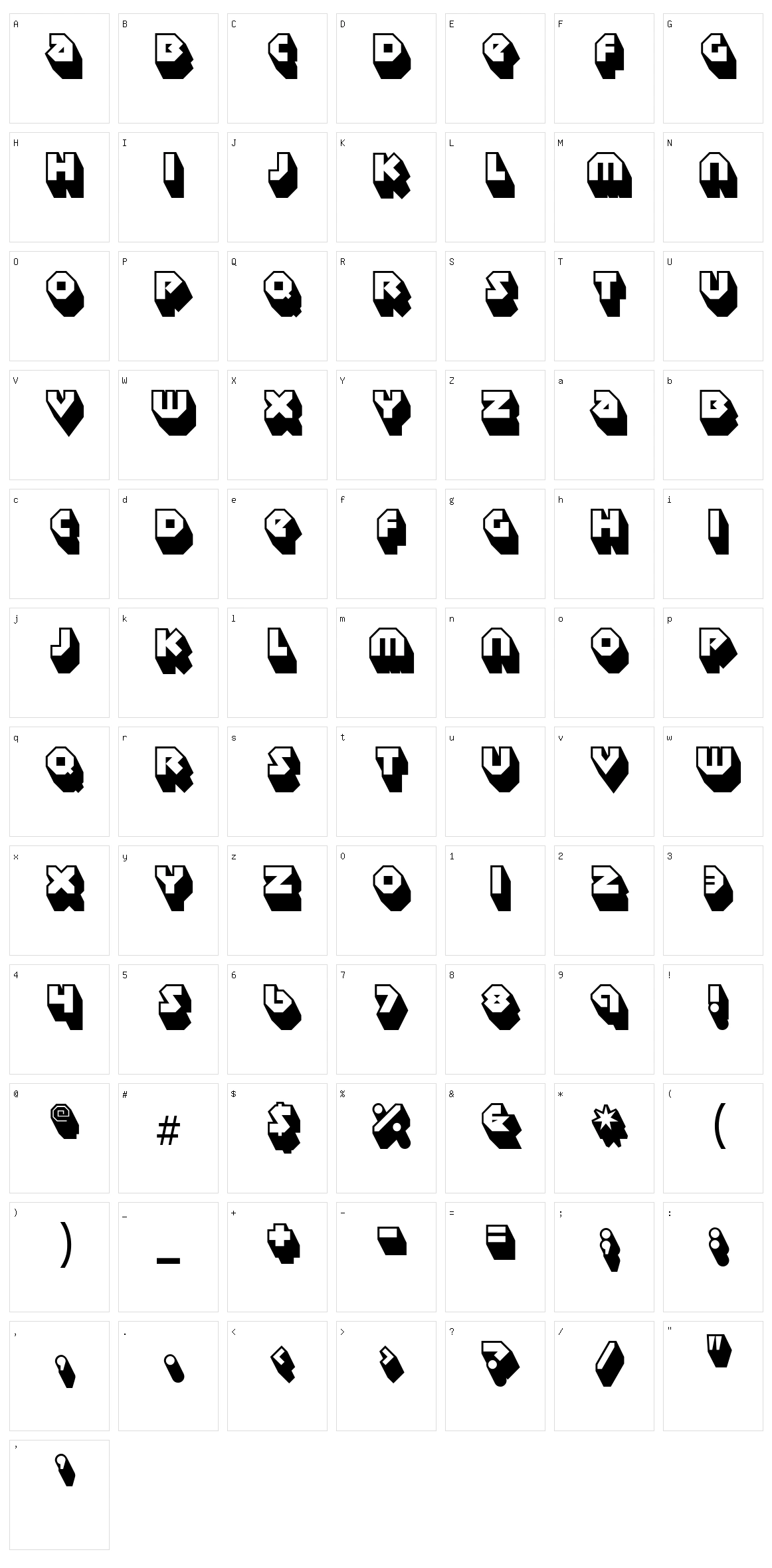 Sudbury Basin Character Set