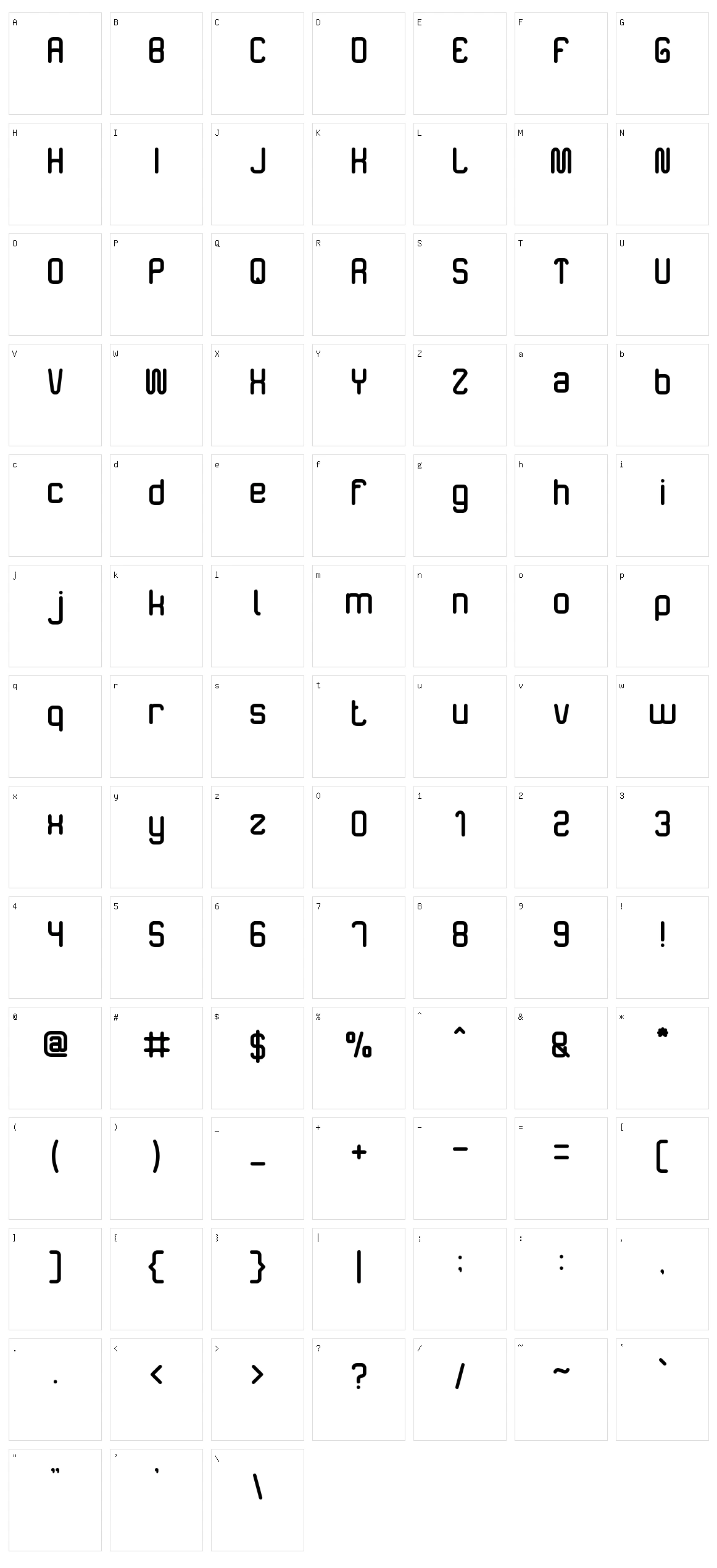The Happiness Character Set