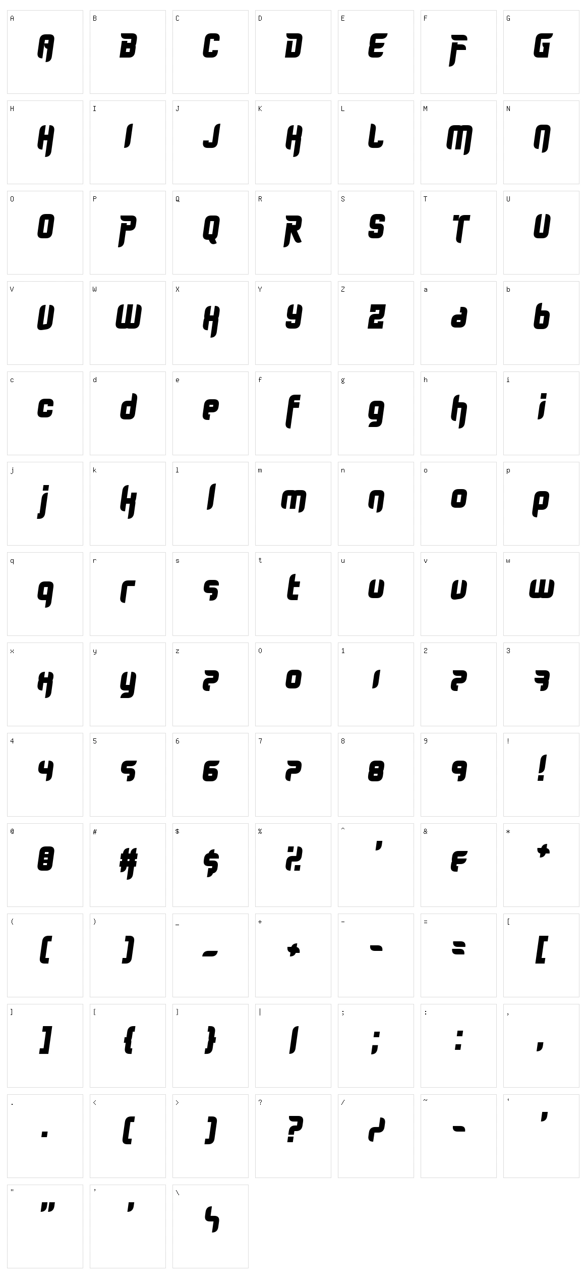 Tommi Character Set