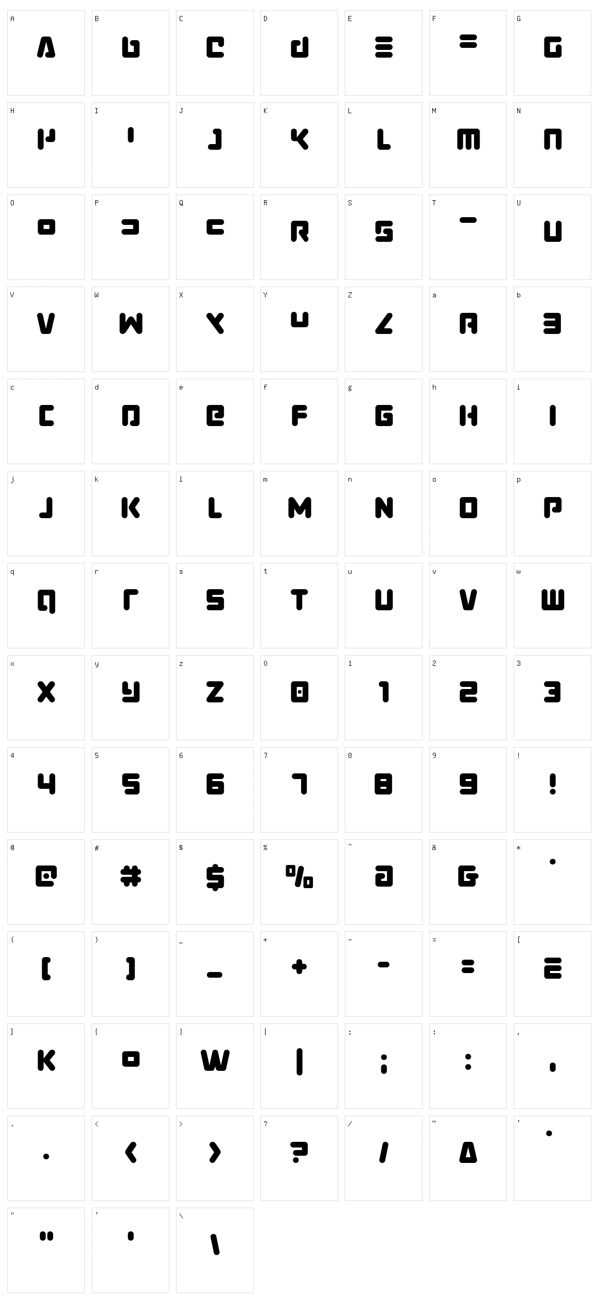 Unbound Gamer Character Set