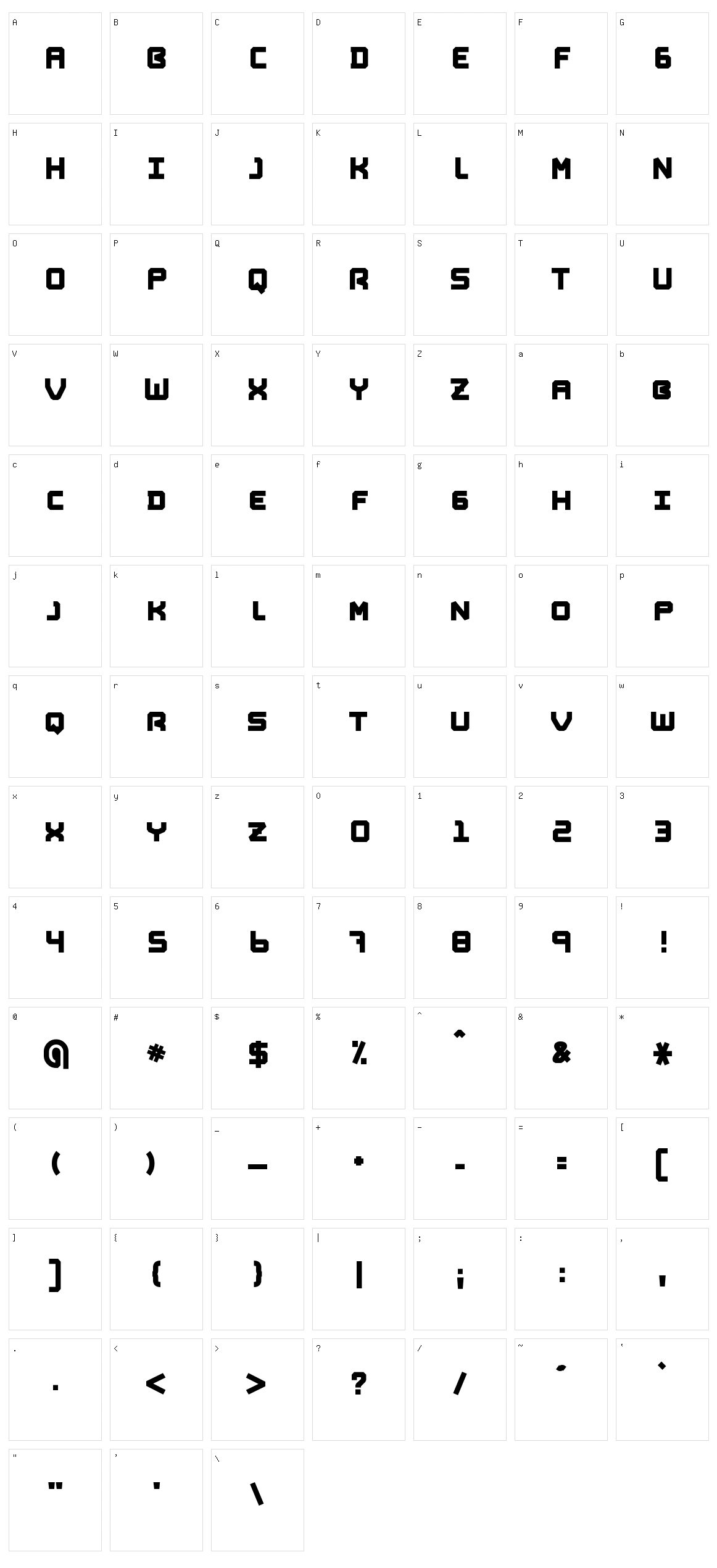 Wonder Age Character Set