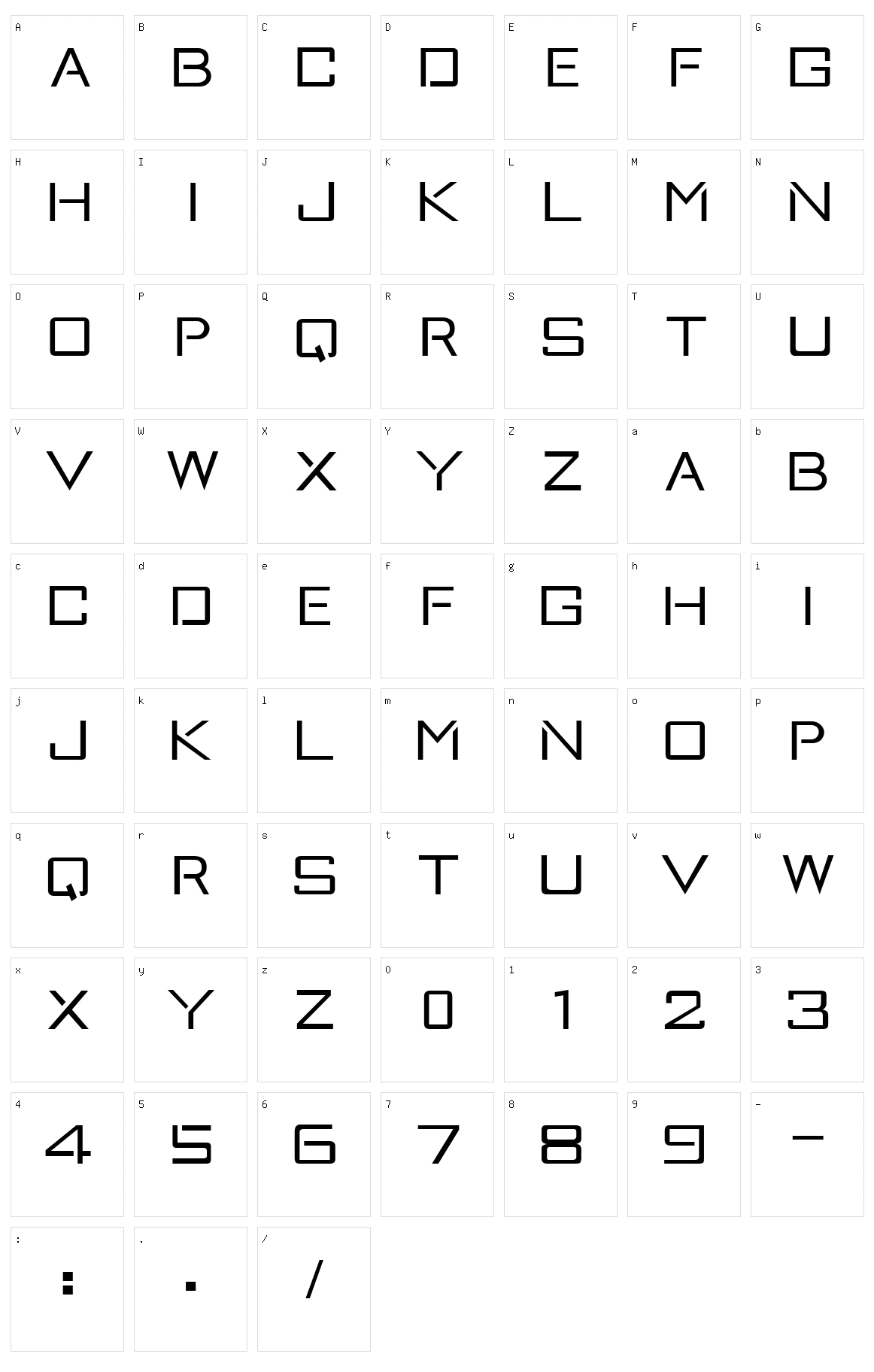 Xperia Character Set