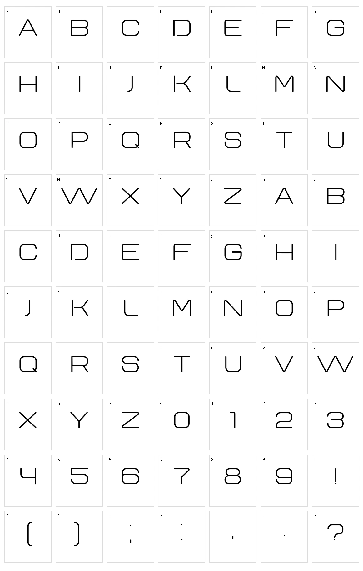 Yeysk Character Set