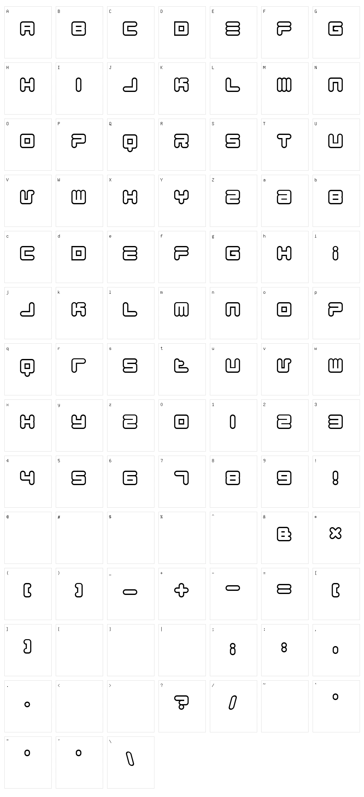 1900.80.5 Character Set