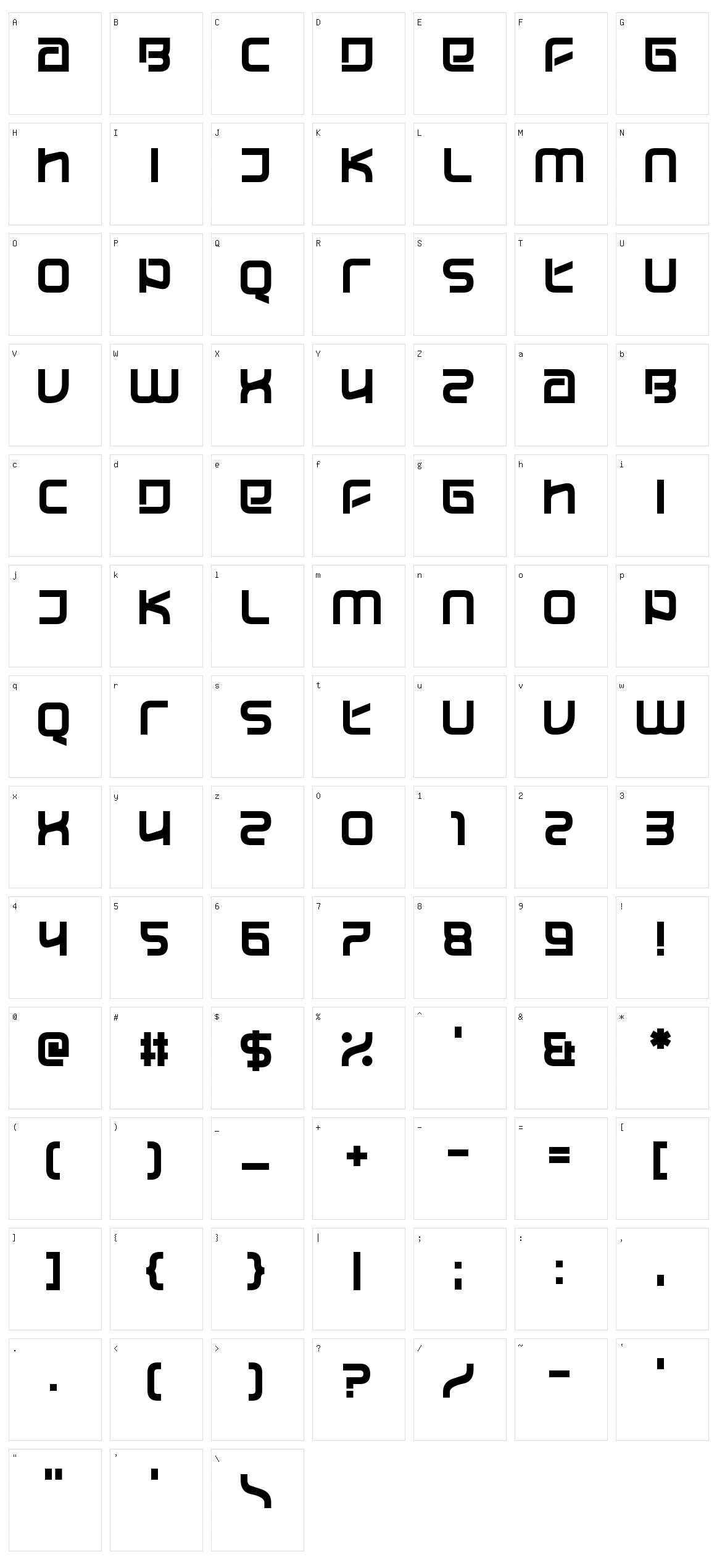 Affinity Future Character Set