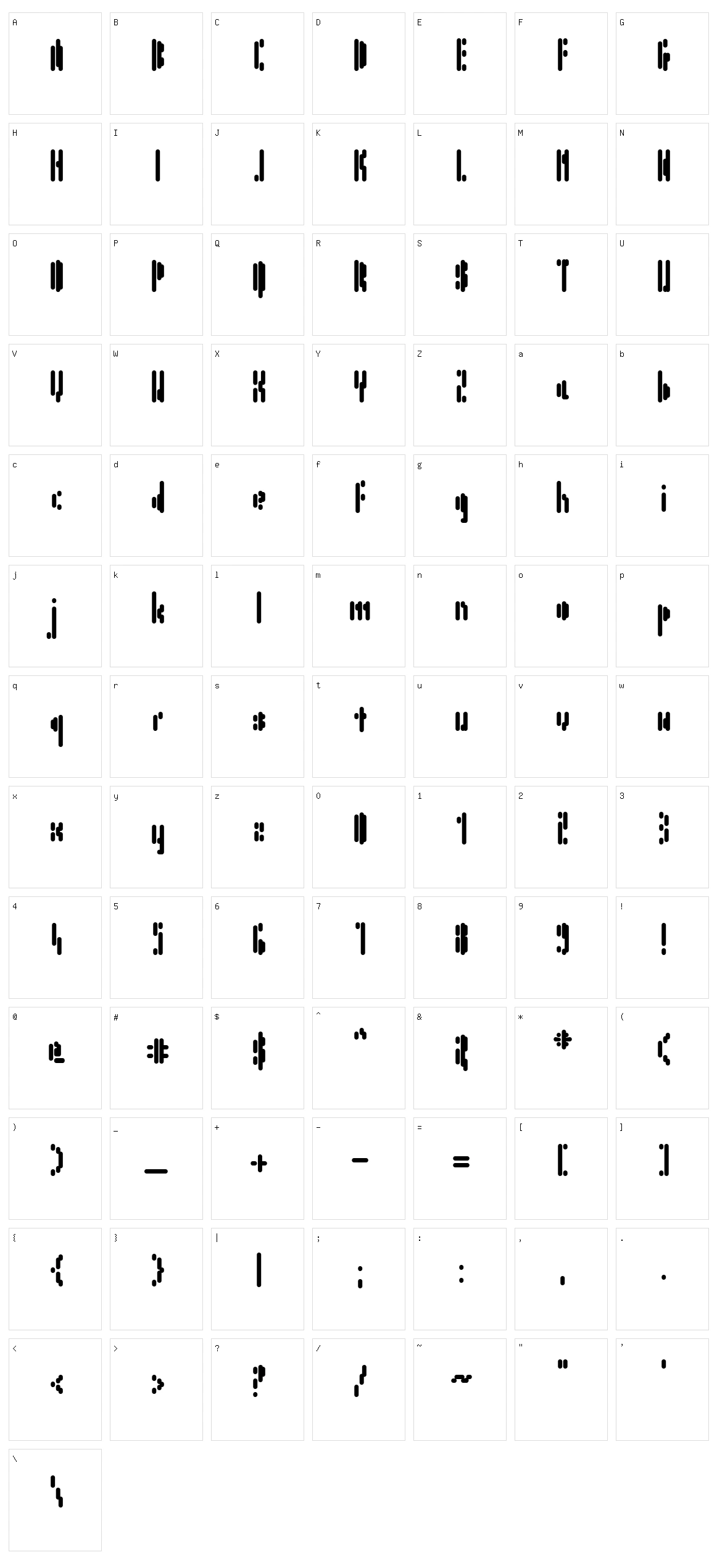 Air in Space Character Set