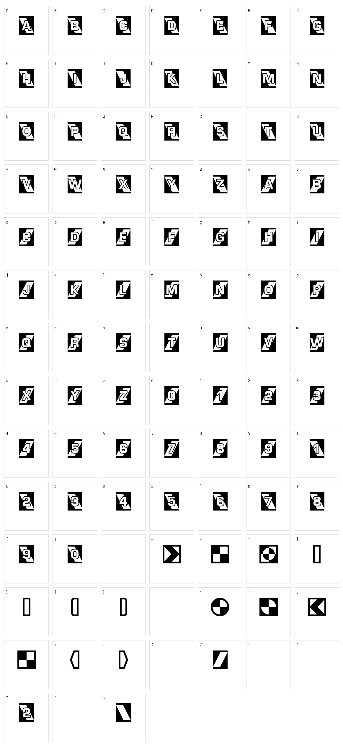 Airlock Character Set