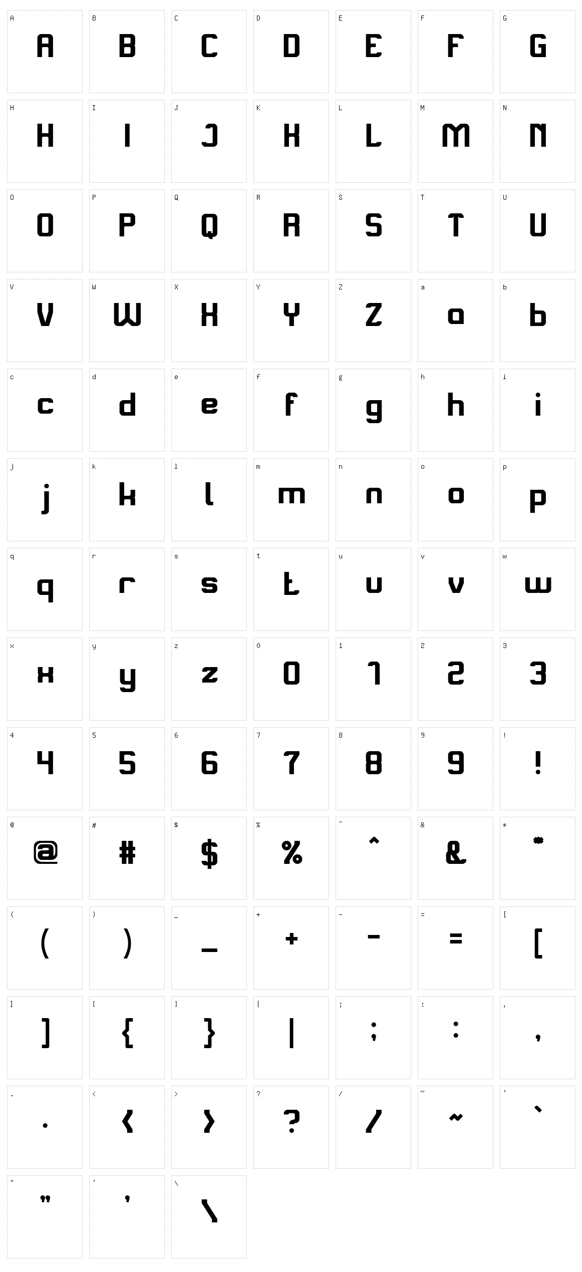 Alive in Science Fiction Character Set