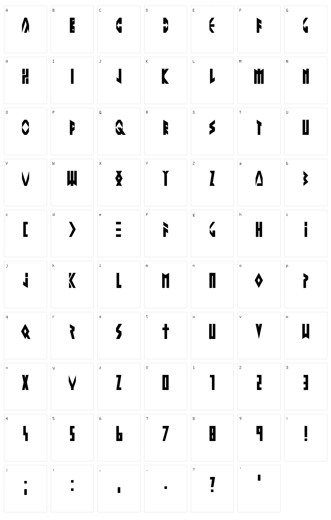 Altering The Future Character Set