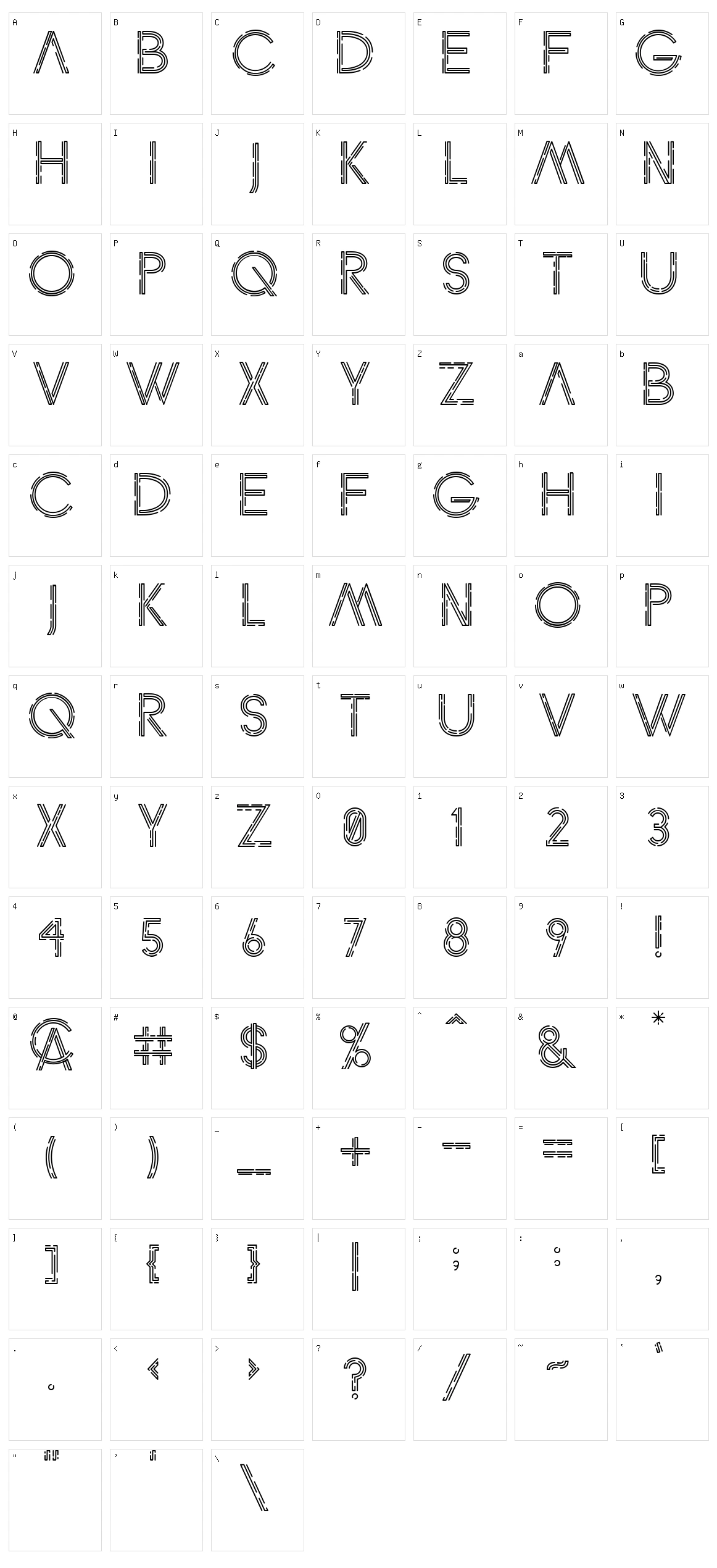 Anxiety Character Set