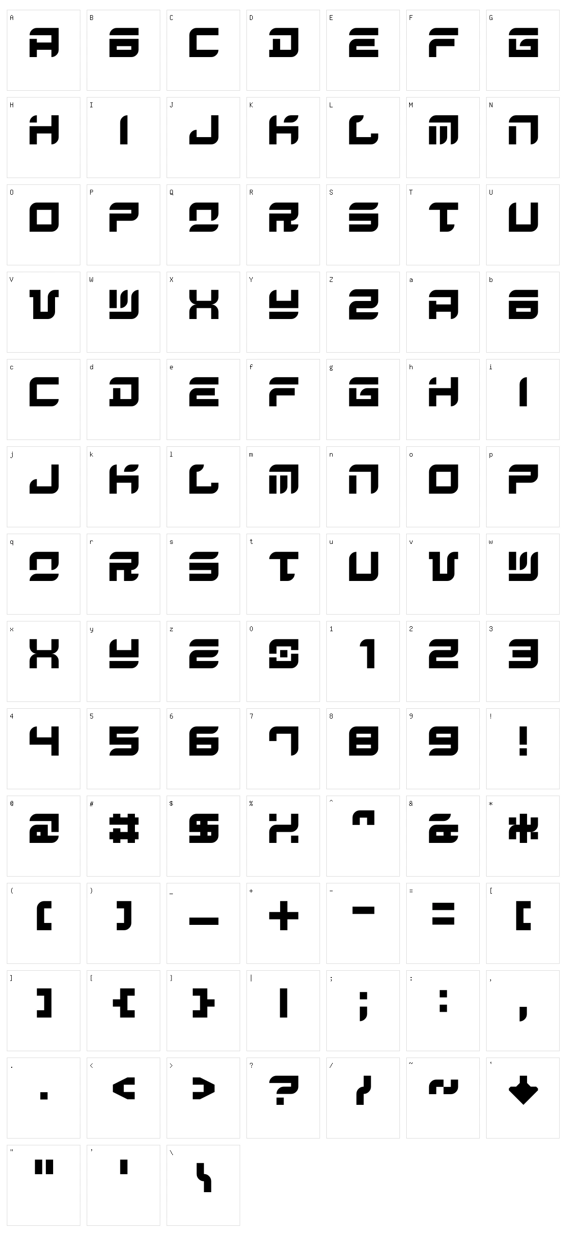Arrow Stomper Character Set