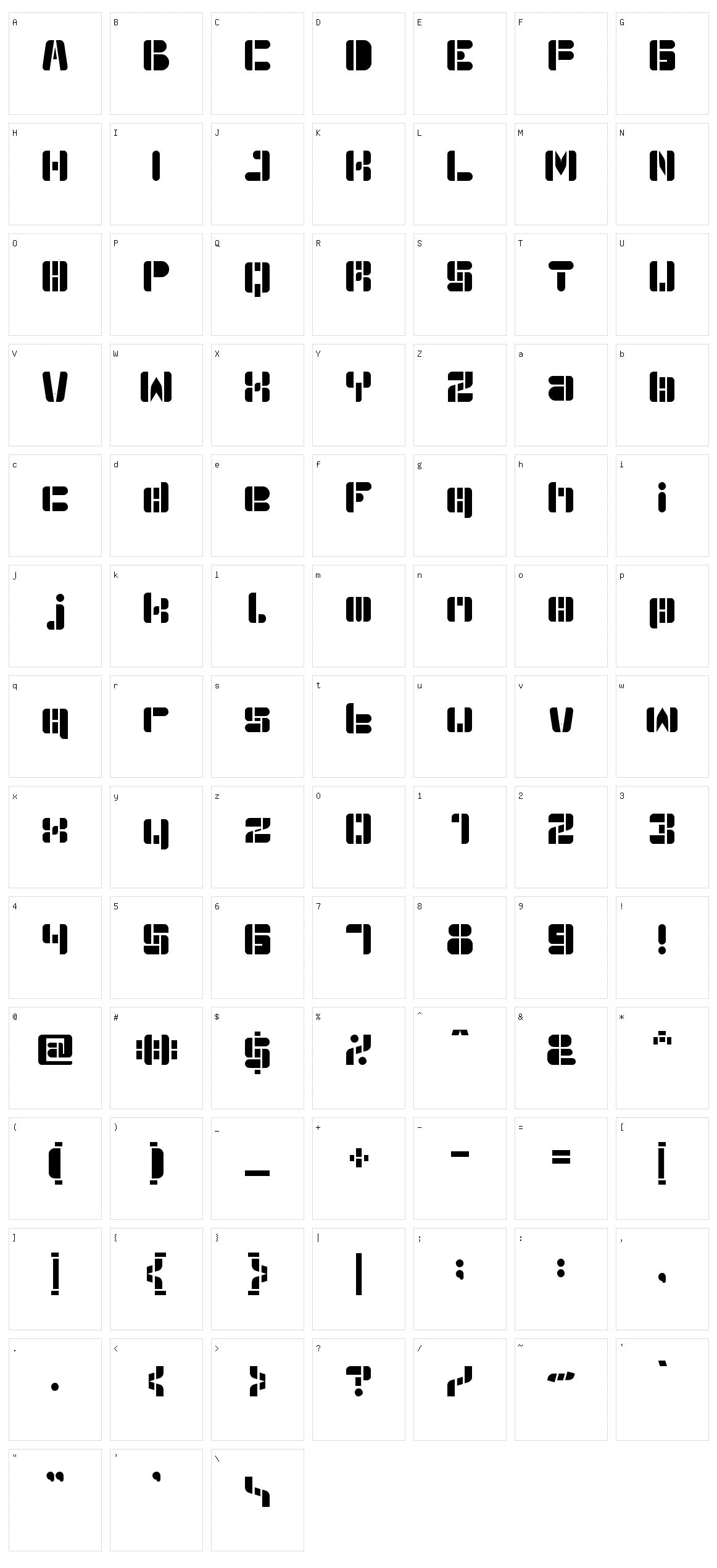 Auto Bots Character Set