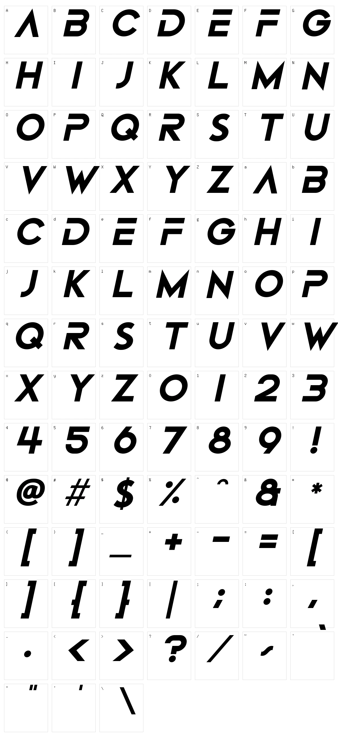 Beyonders Character Set