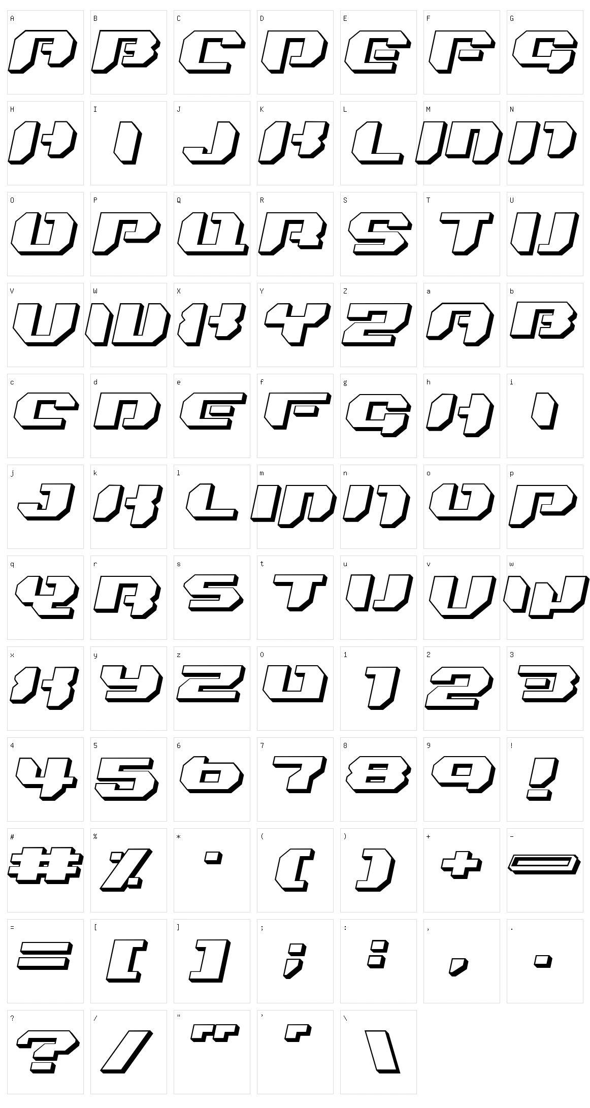 Bionic Kid Character Set