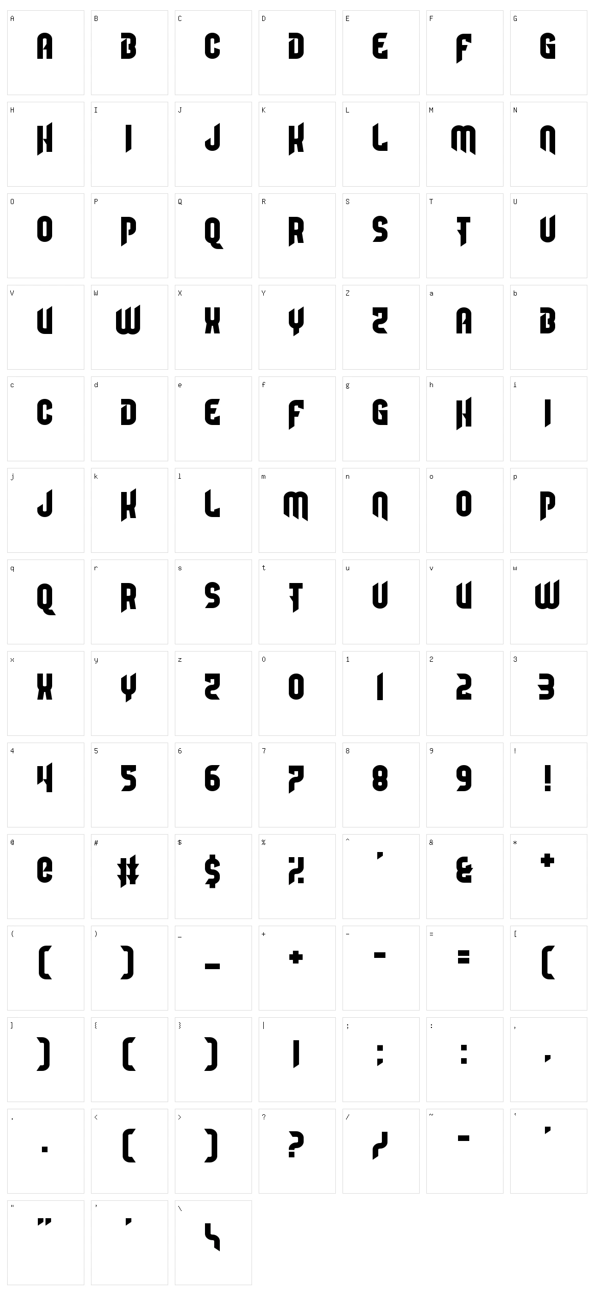 Camaraderie Character Set