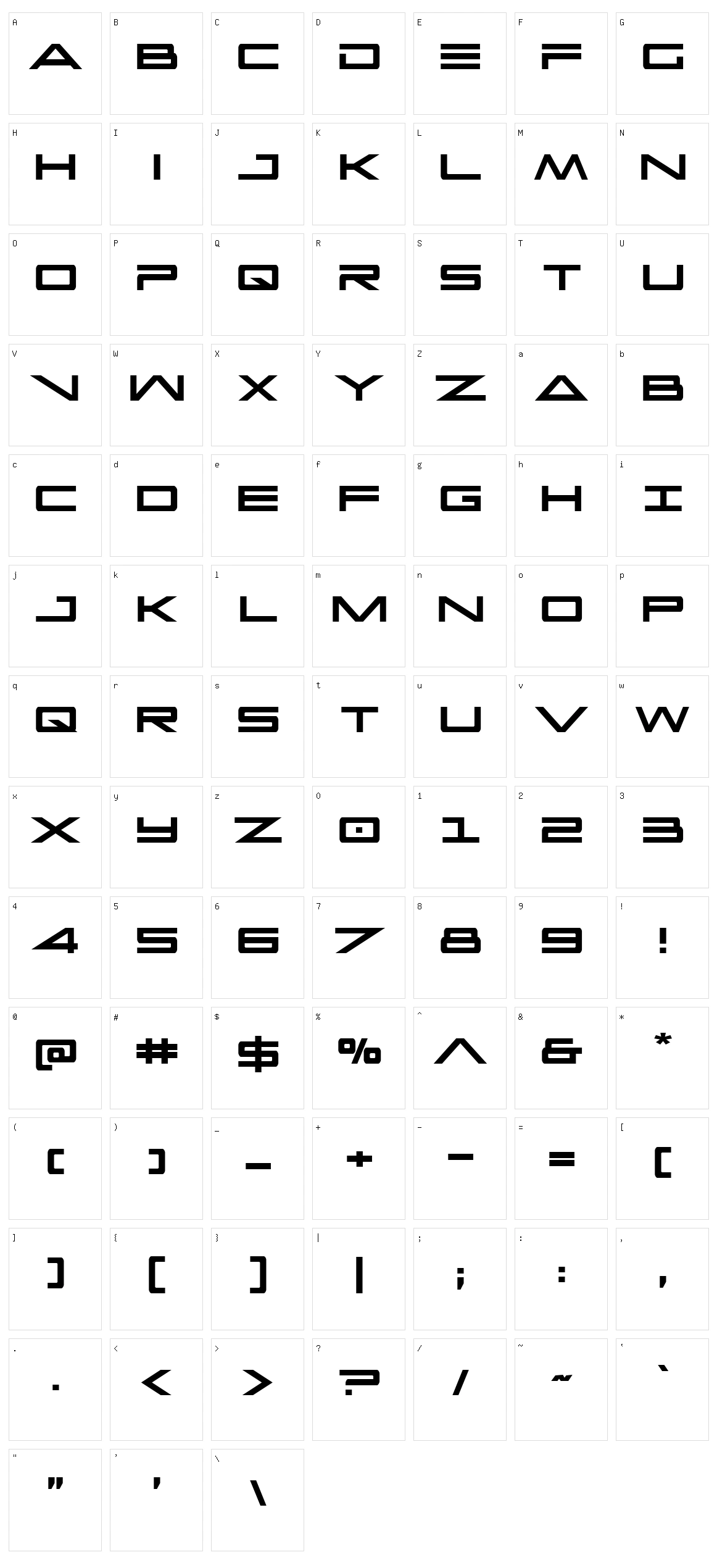 Capella Character Set