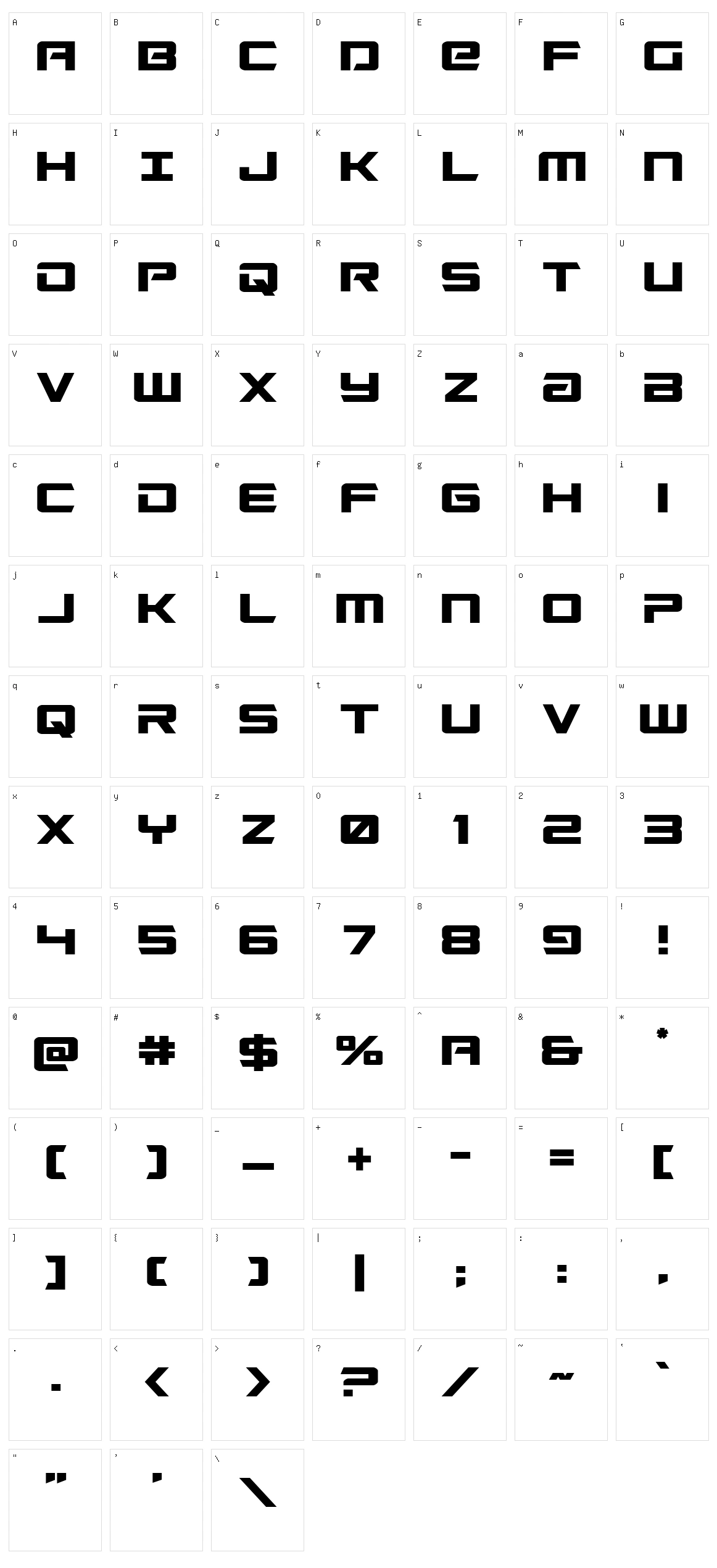 Captain Falcon Character Set