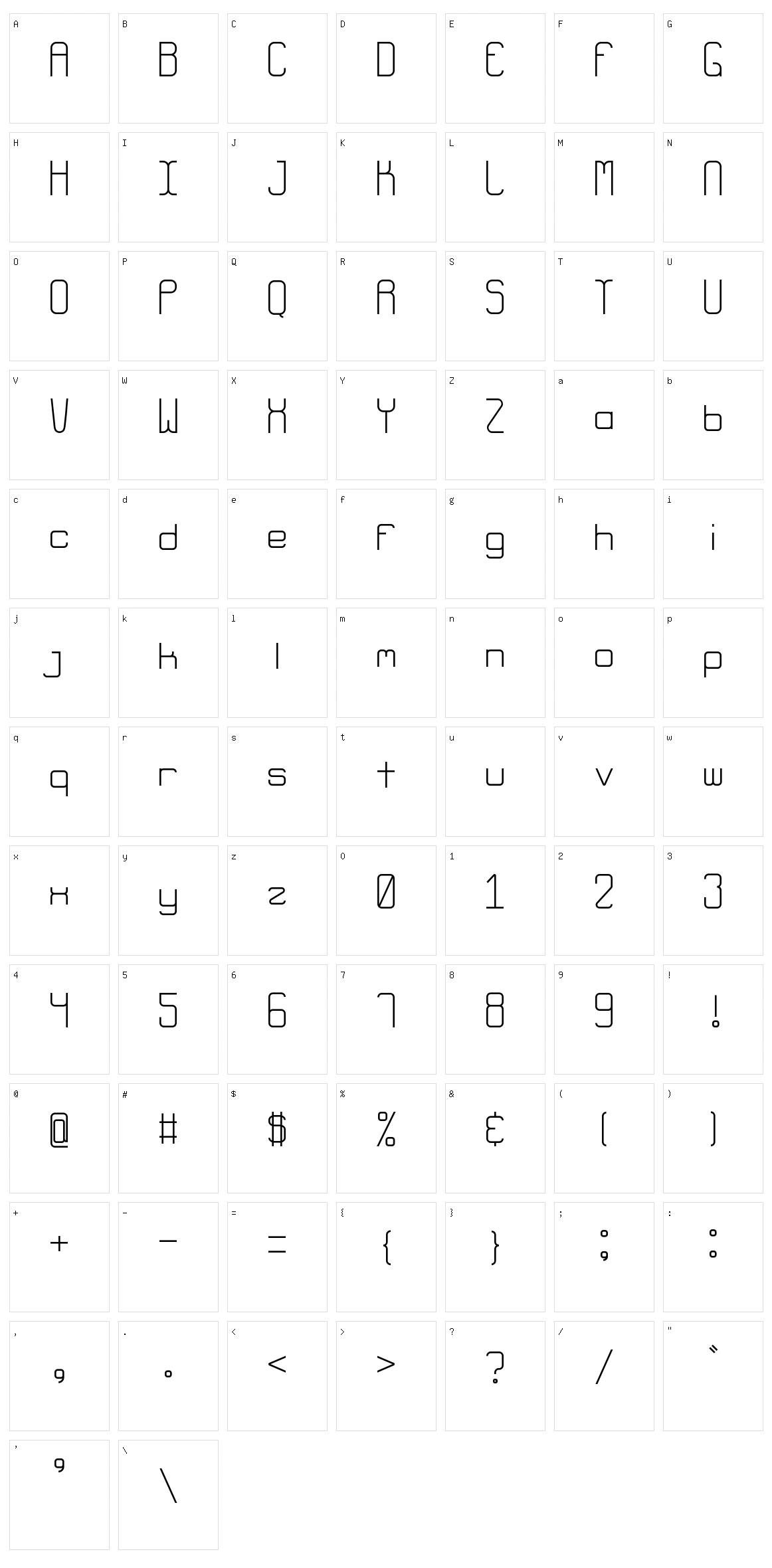 CC Robo Character Set