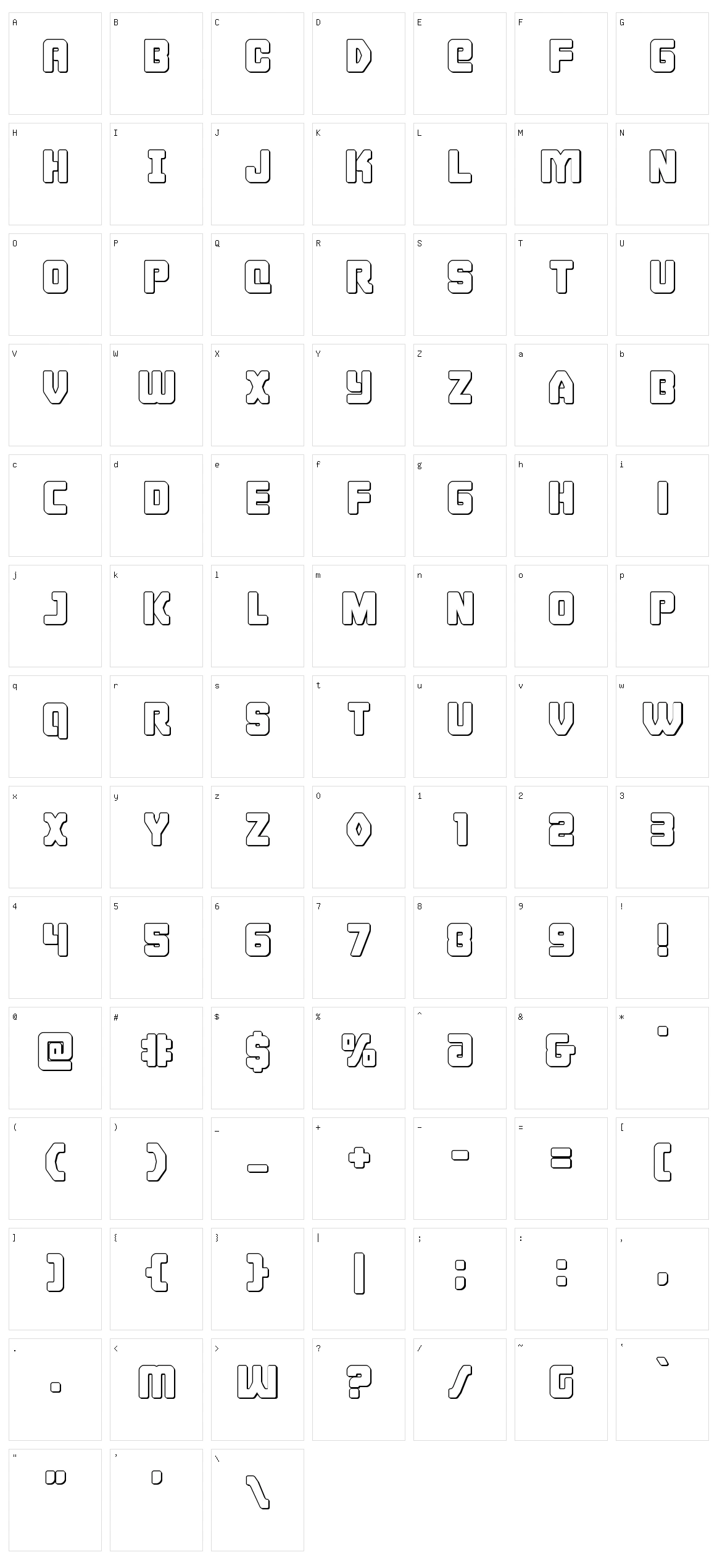 Cyborg Rooster Character Set
