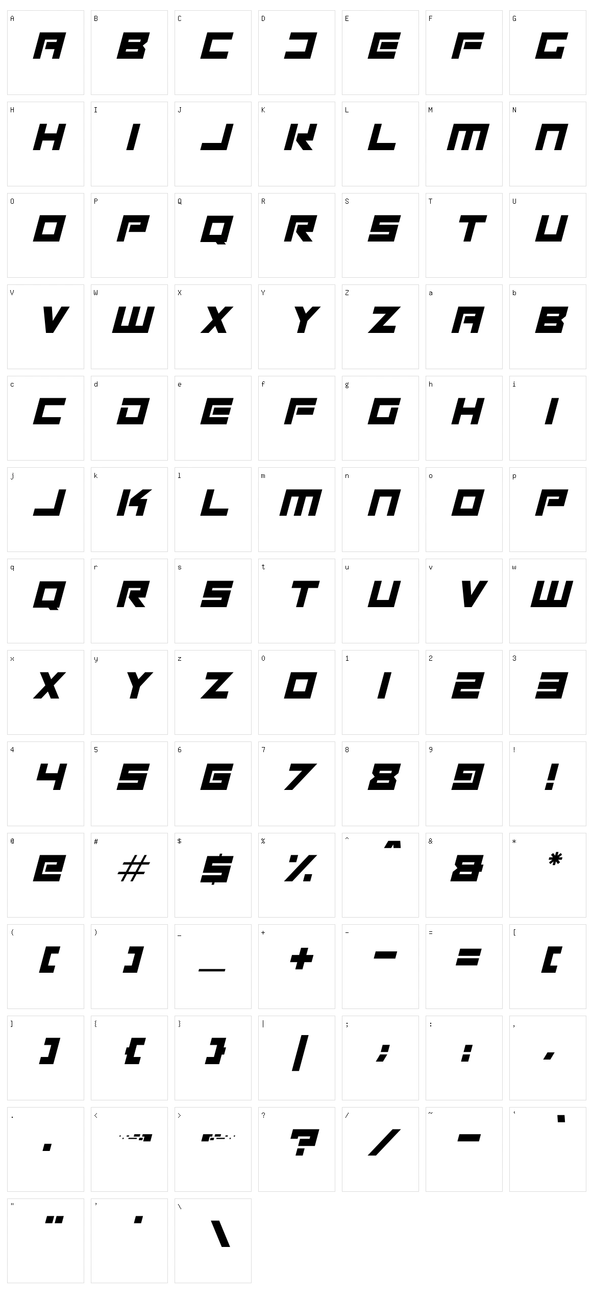 Data Transfer Character Set