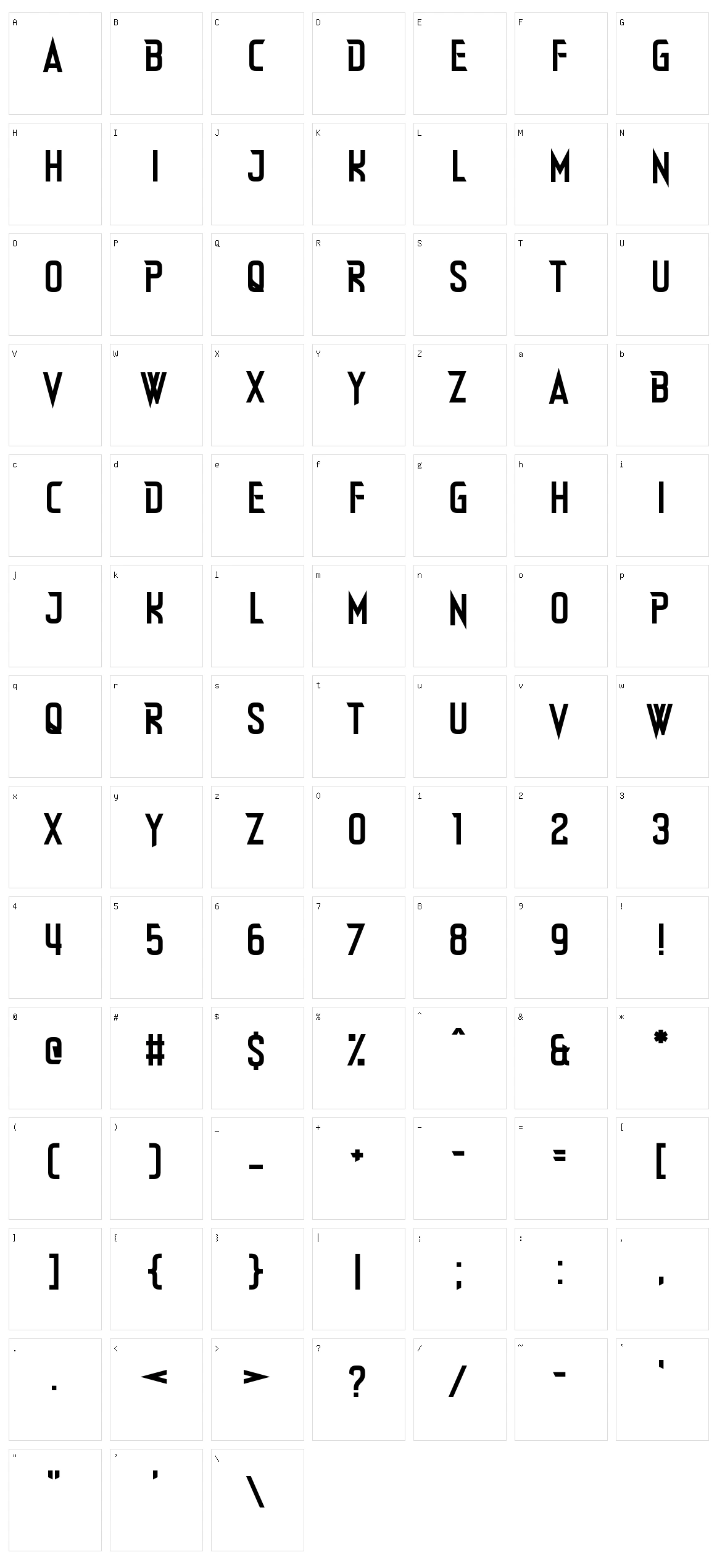 Dealer Strikes Character Set