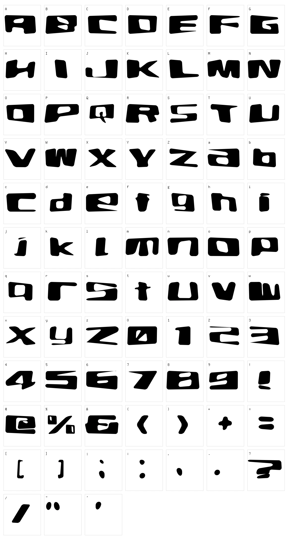 eLab Character Set