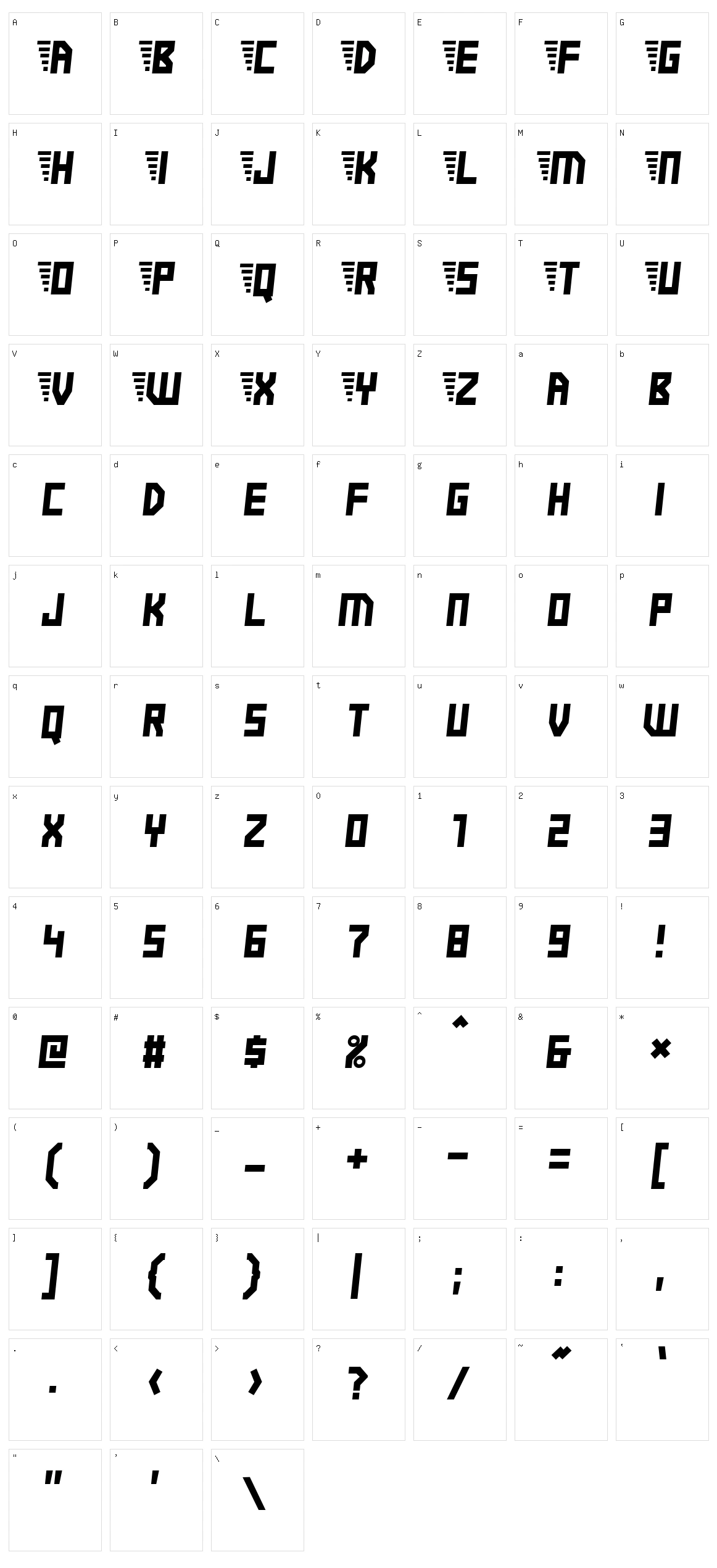 Electric Boots Character Set