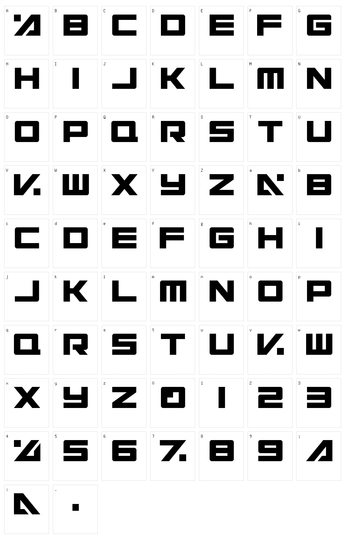 Electric Toaster Character Set