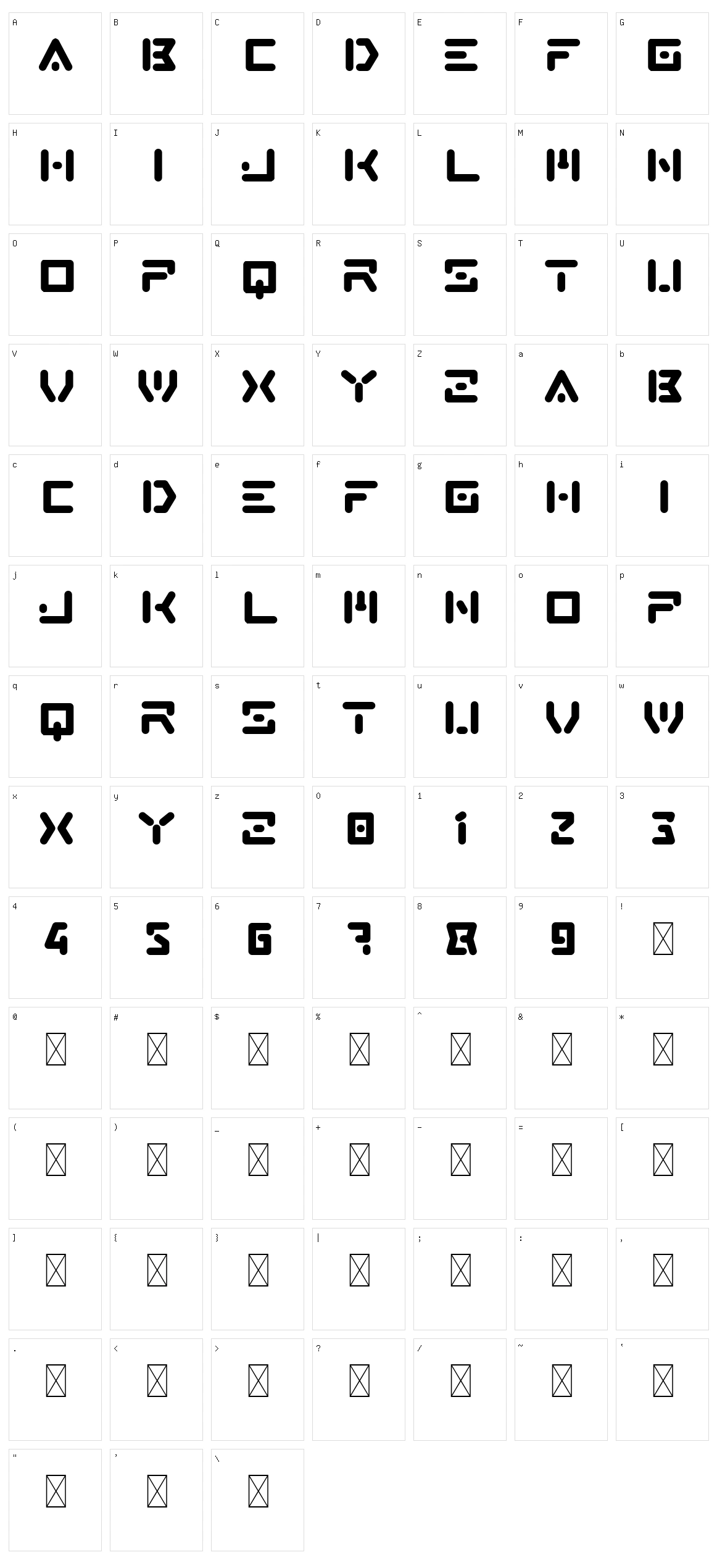 Enigmatic Character Set