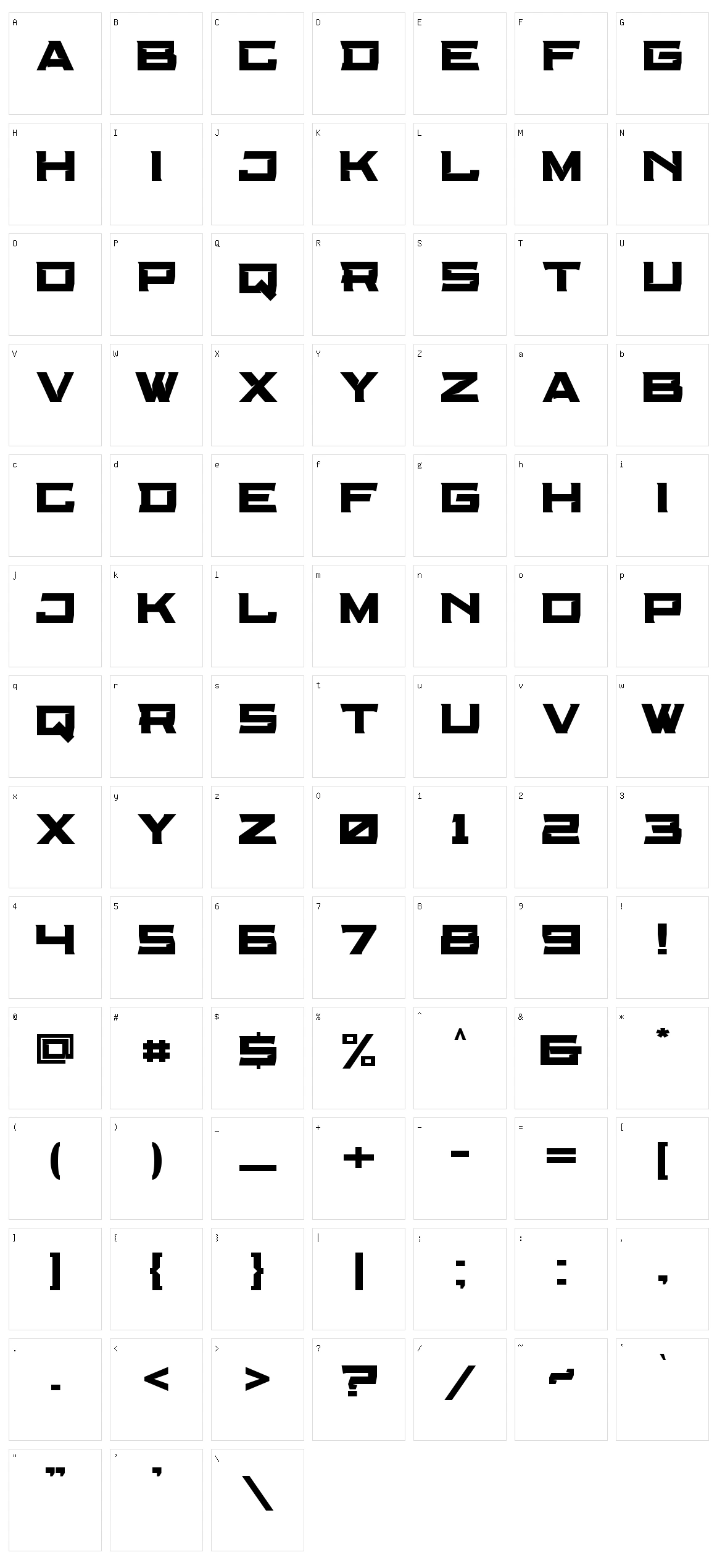 Explore Character Set