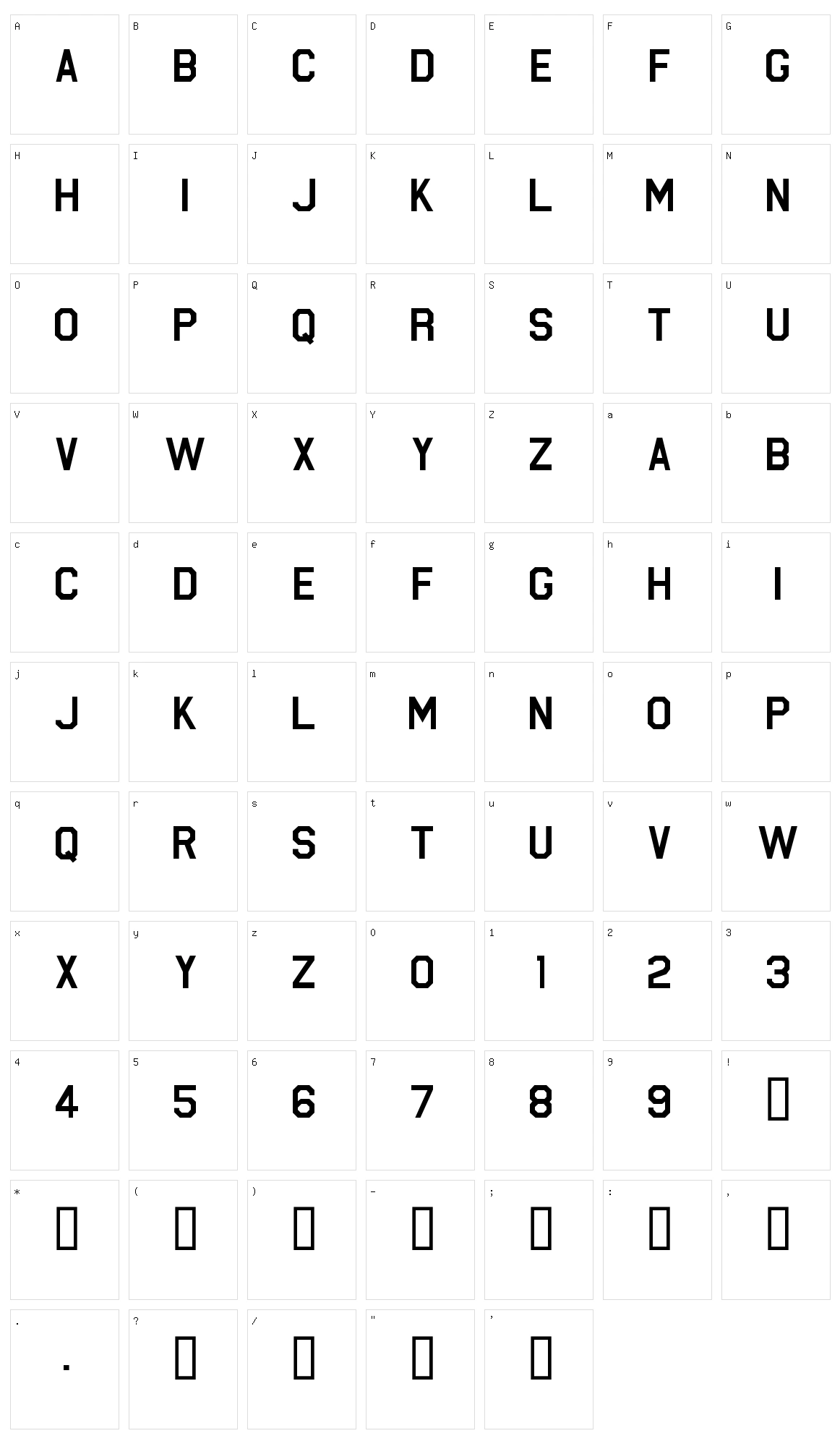 Federation Starfleet Hull 23rd Character Set