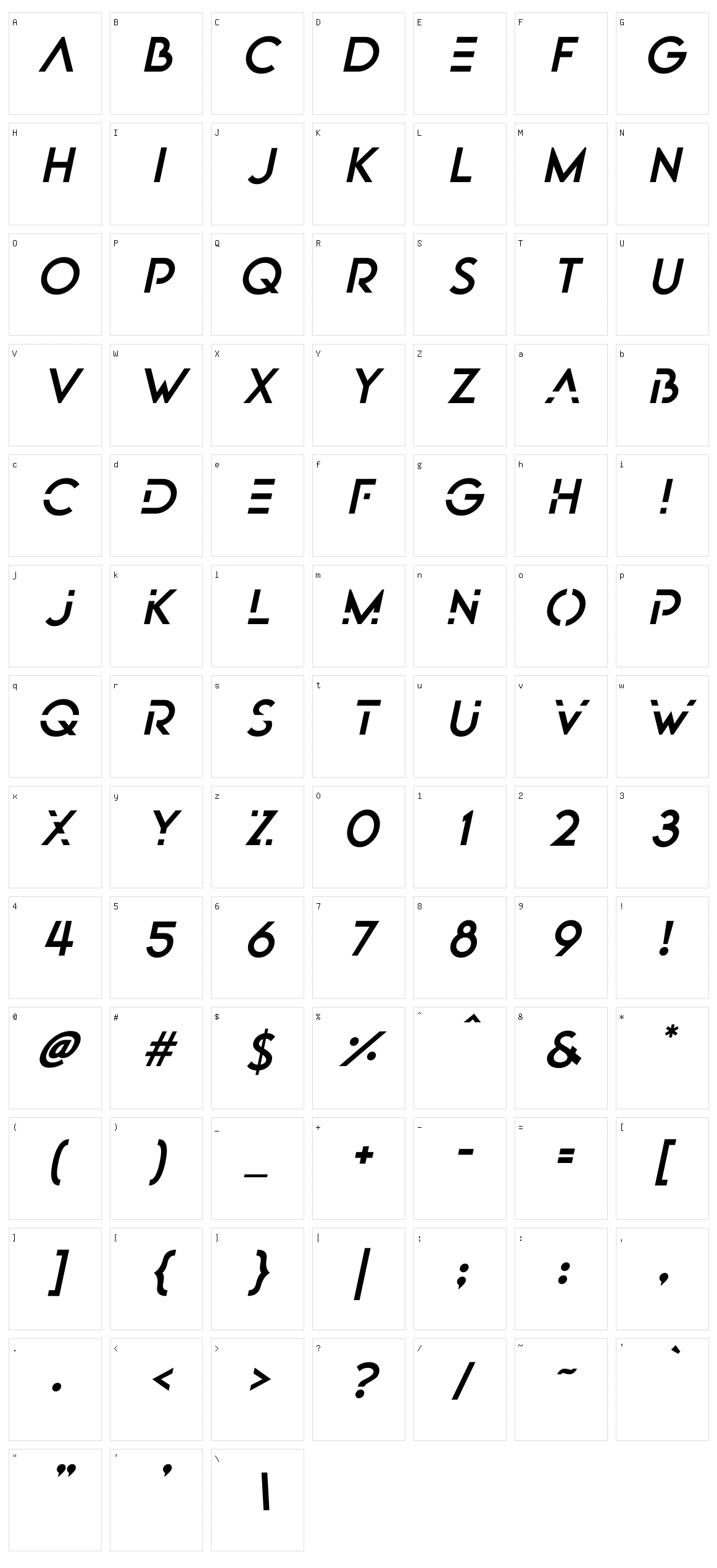File Deletion Character Set