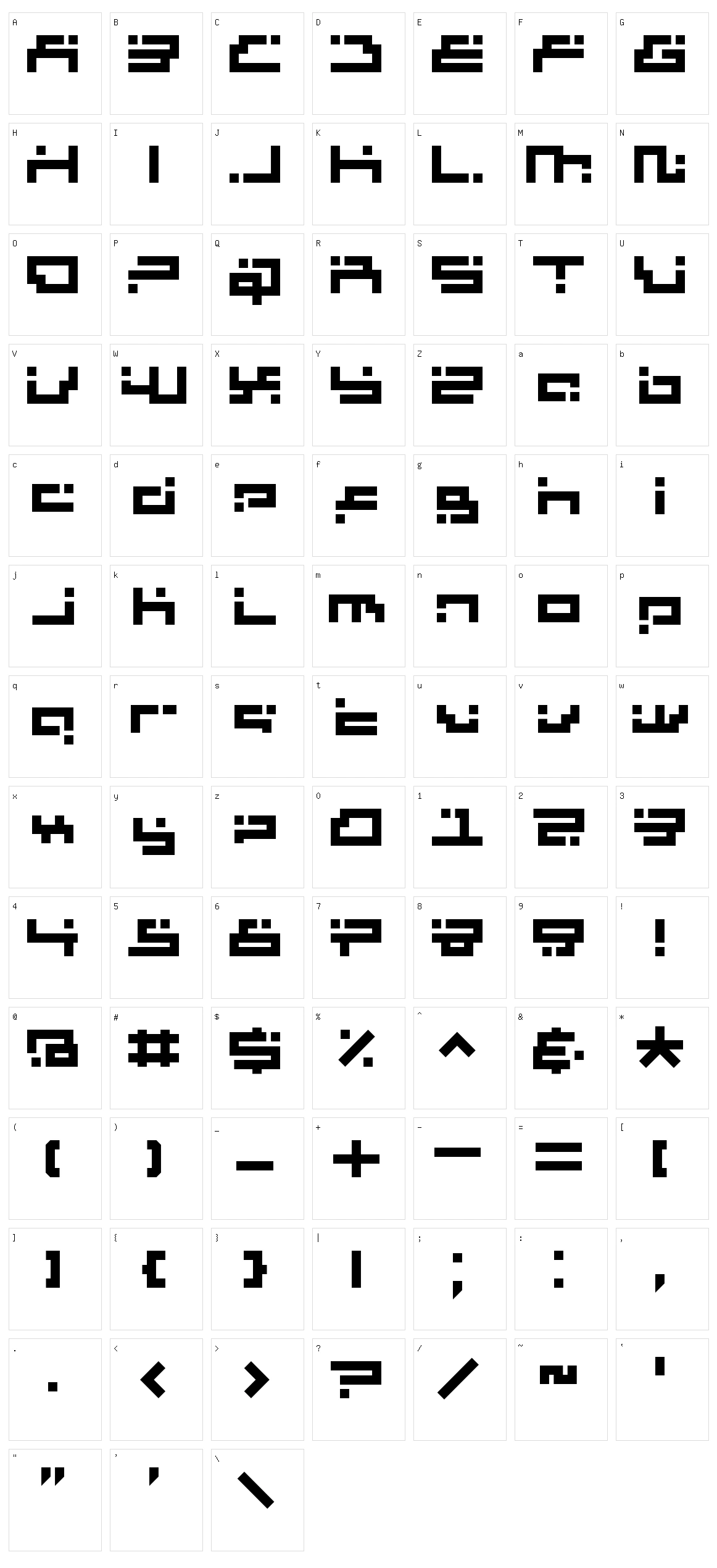 Fluctuate Prediction Character Set