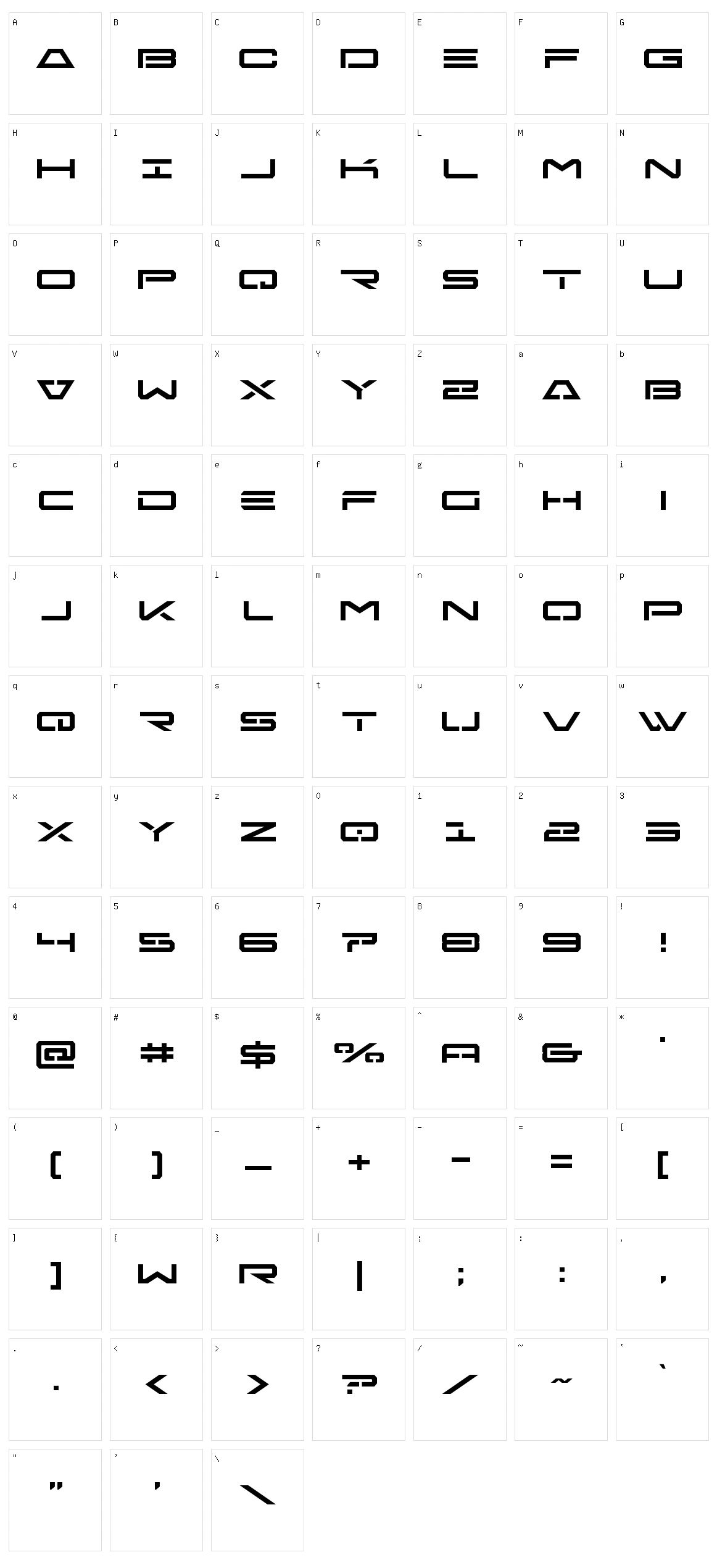 Free Agent Character Set