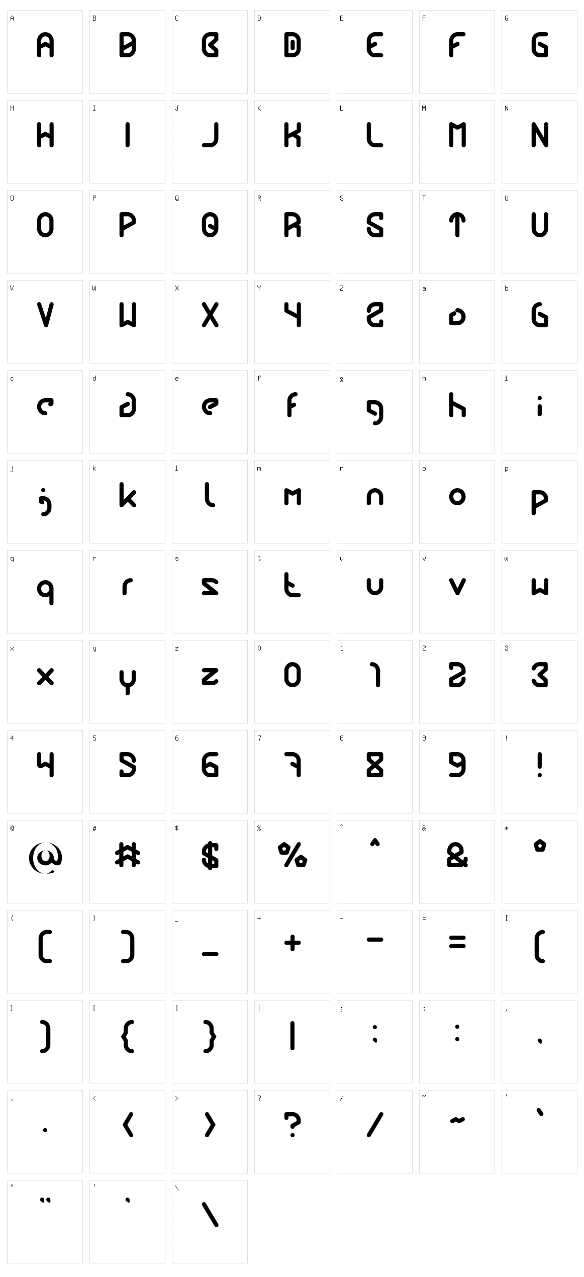 Future Character Set