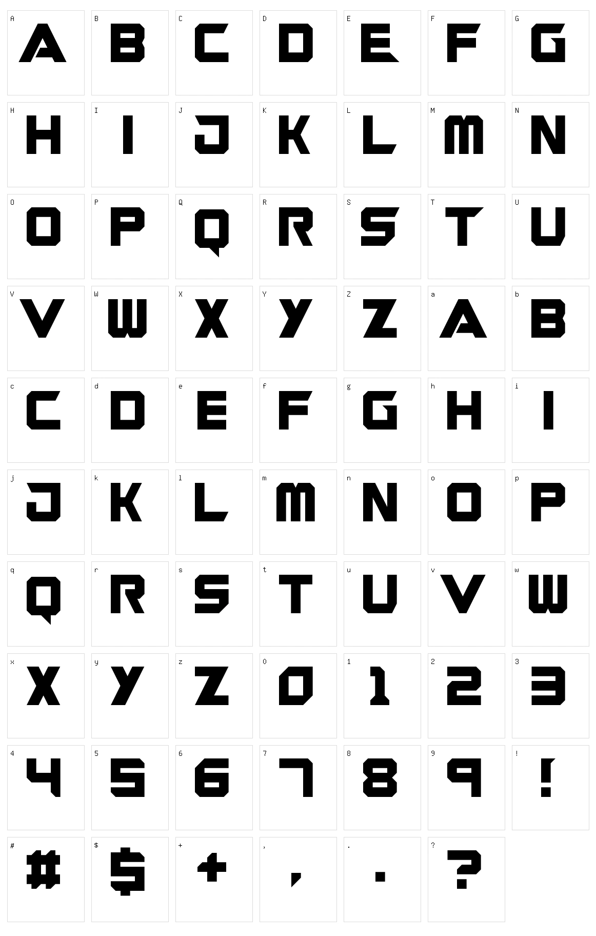 Guardians Character Set