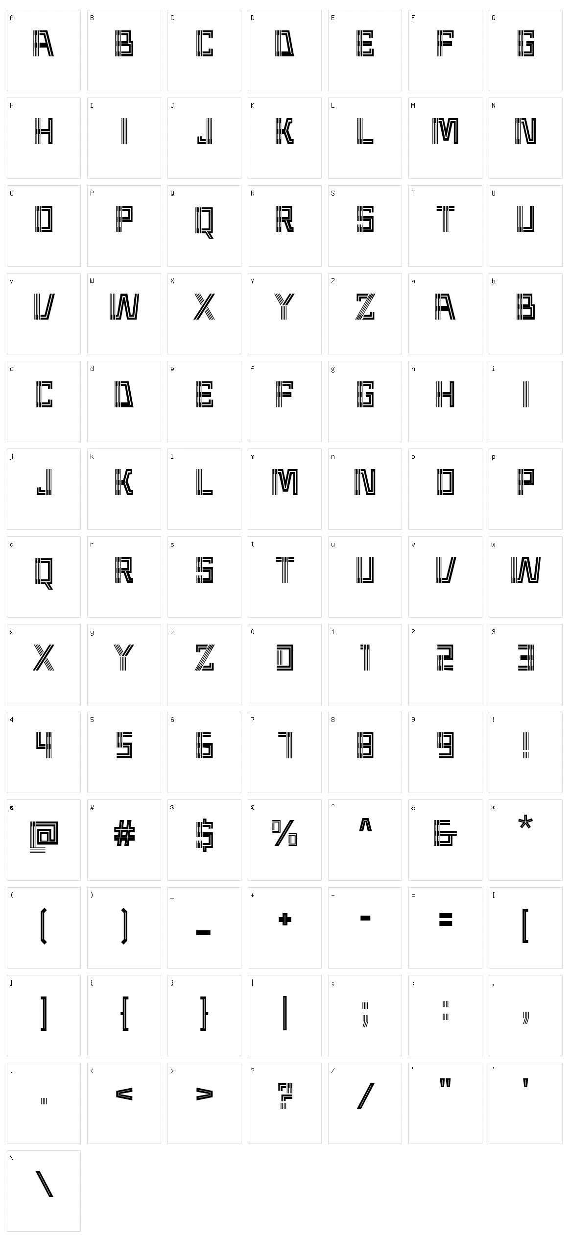 Guchilon Character Set