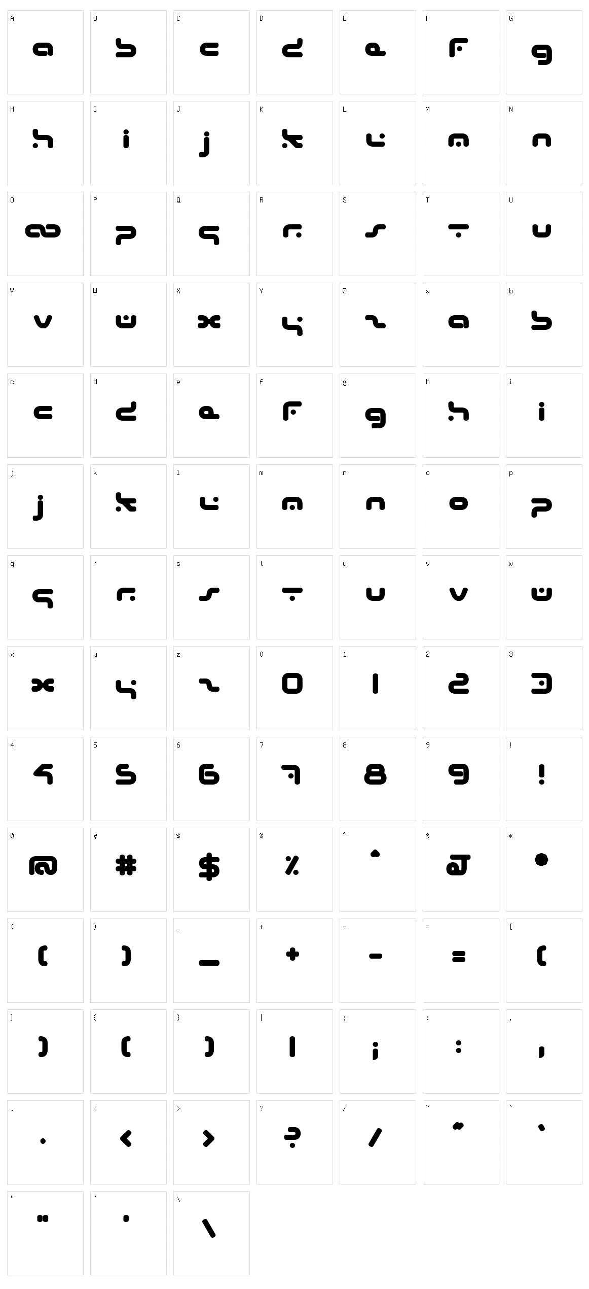 Hybrid Character Set