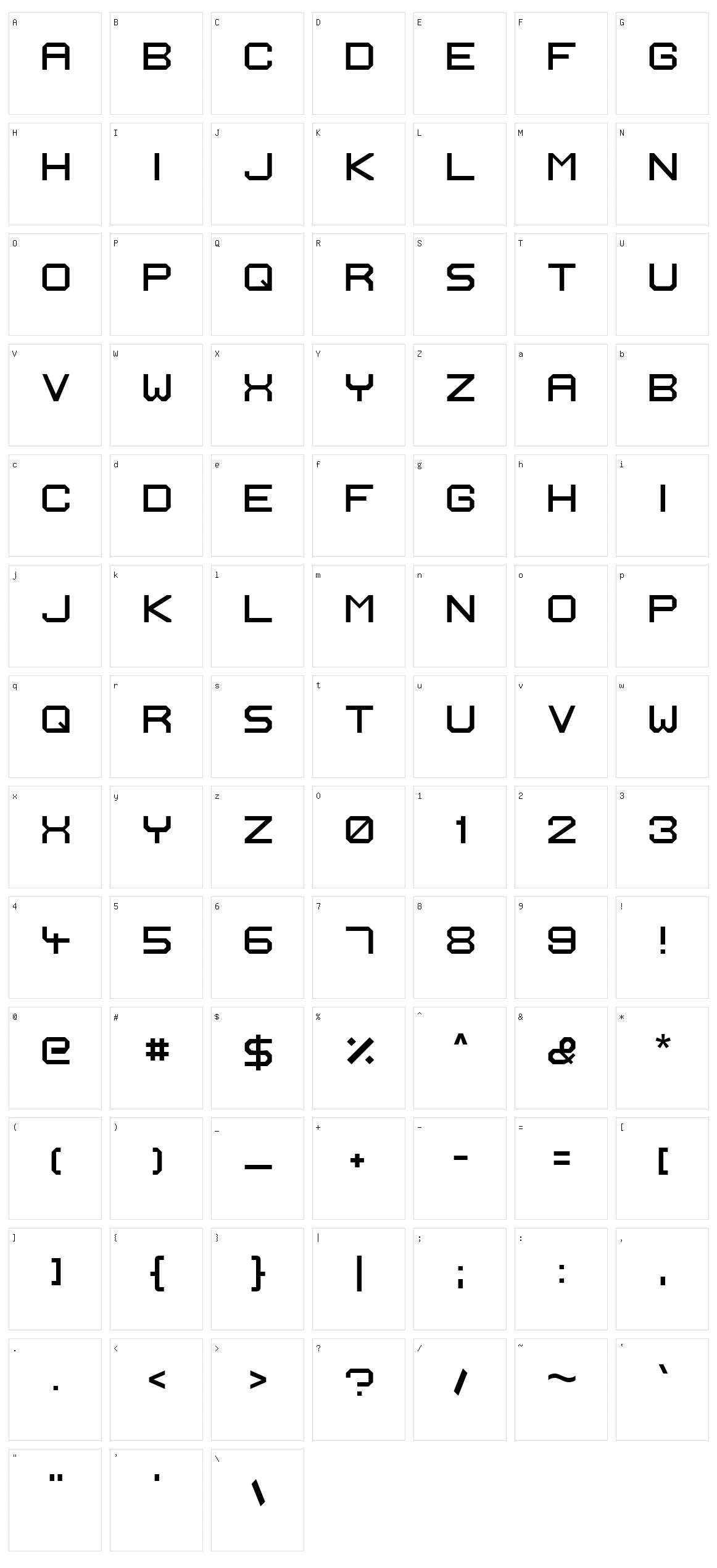 Ignis et Glacies Extra Sharp Character Set