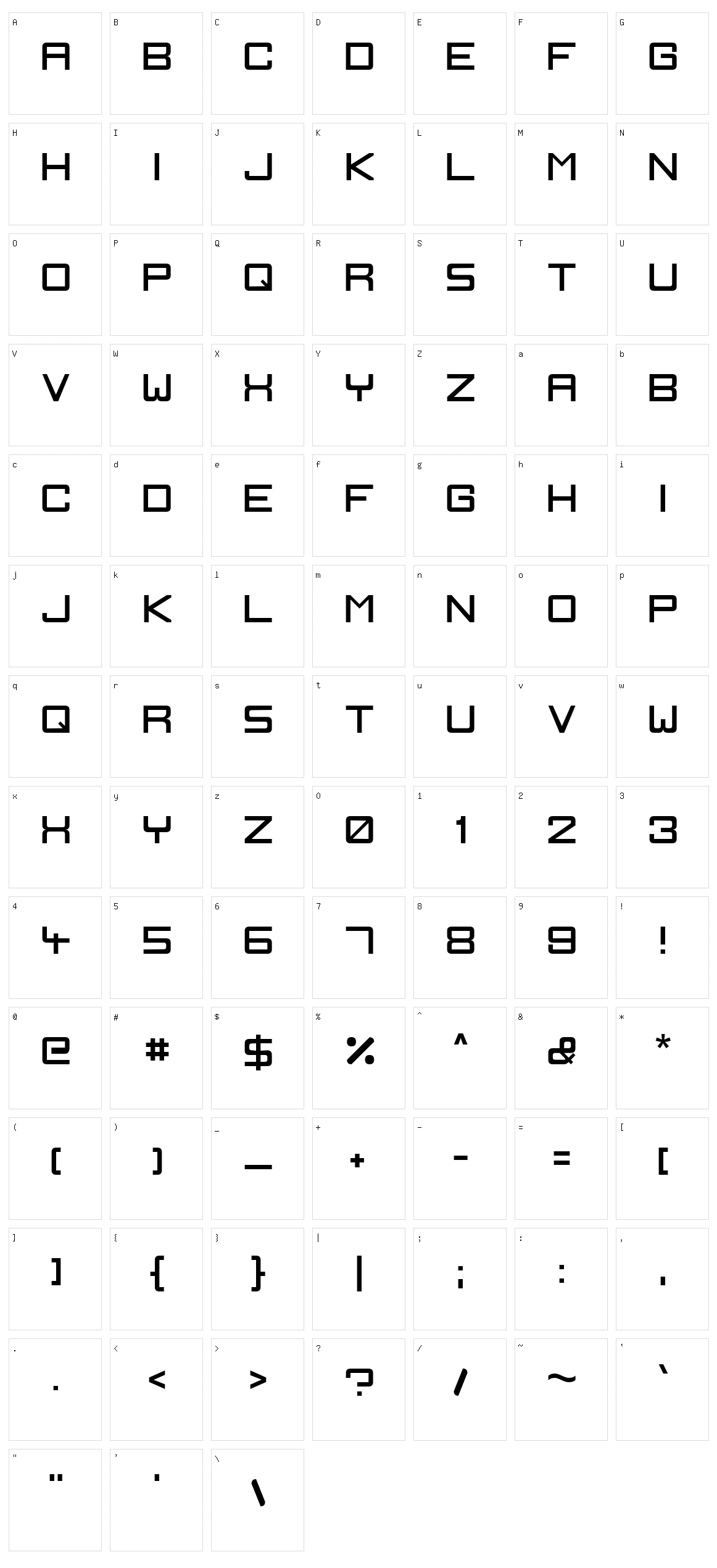 Ignis et Glacies Sharp Character Set