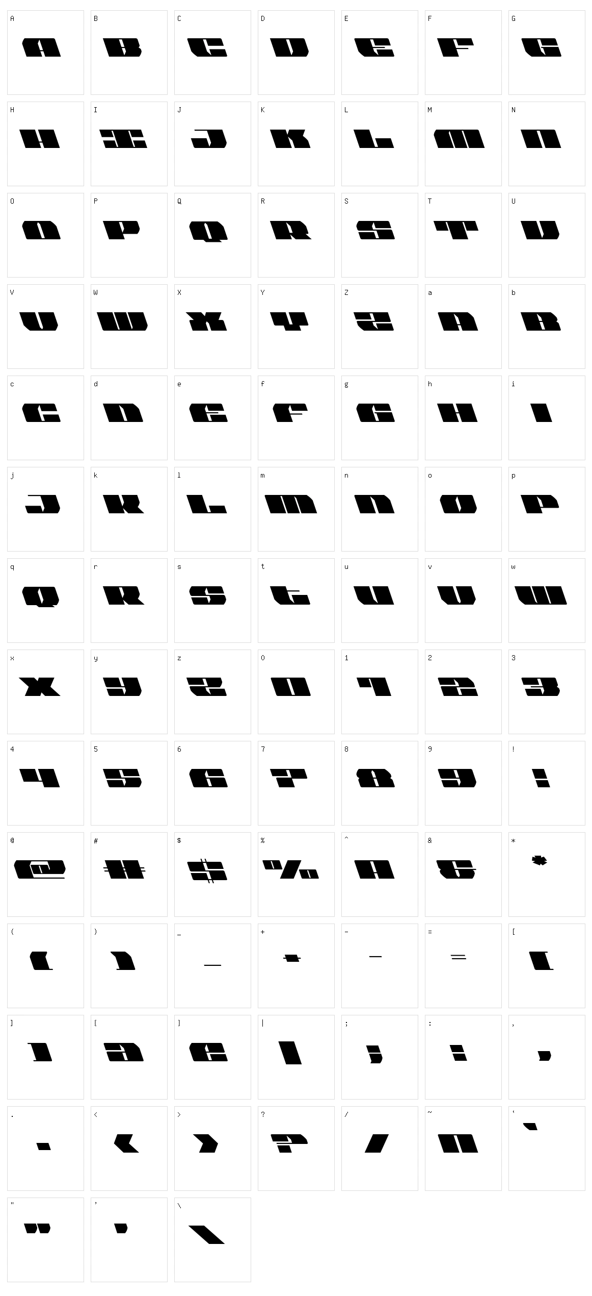 Joy Shark Character Set