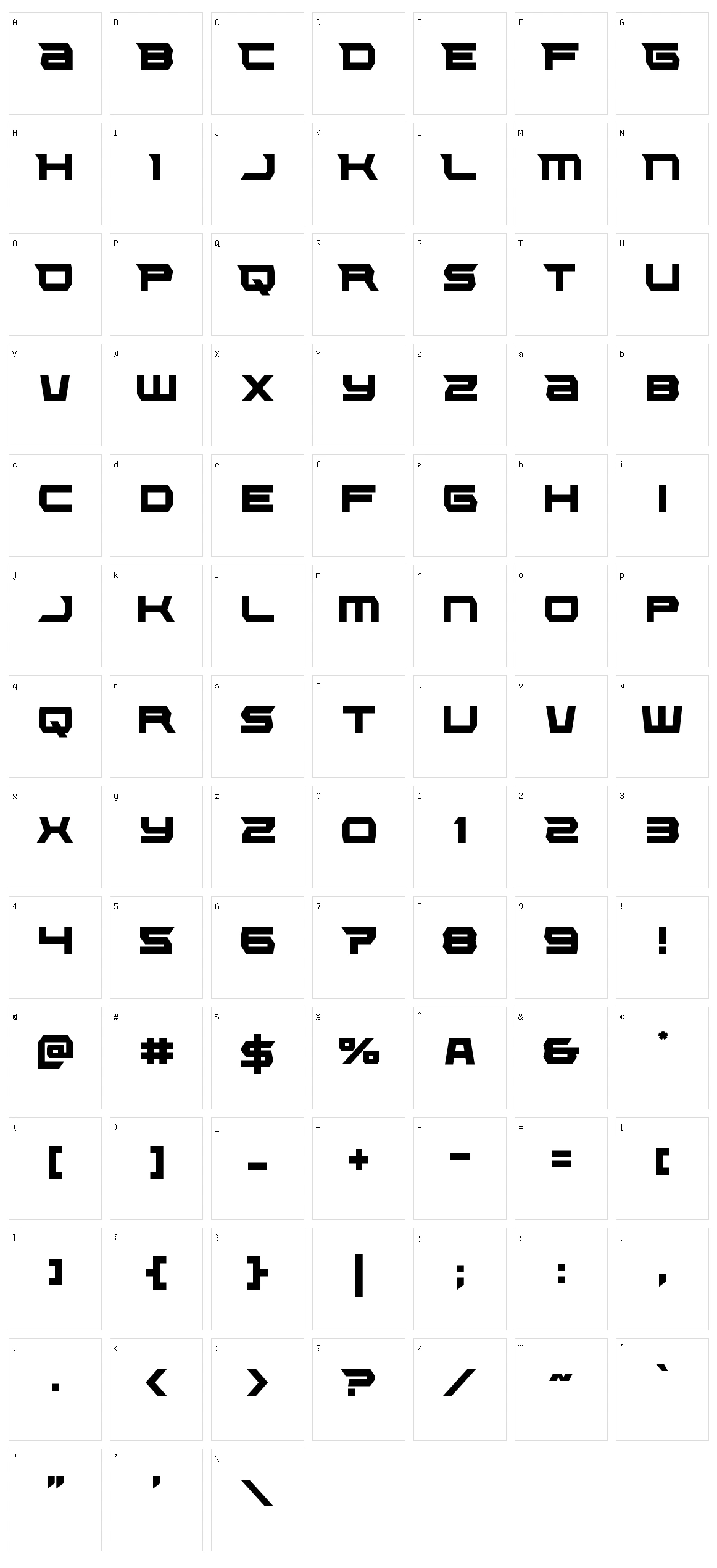 Lethal Force Character Set