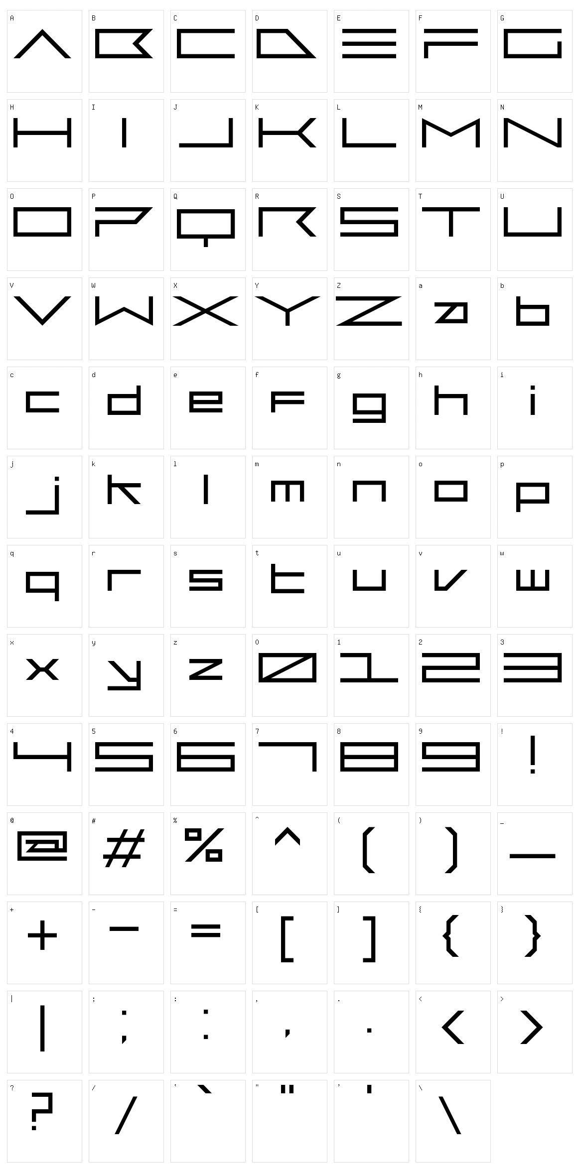 Magnetar Character Set